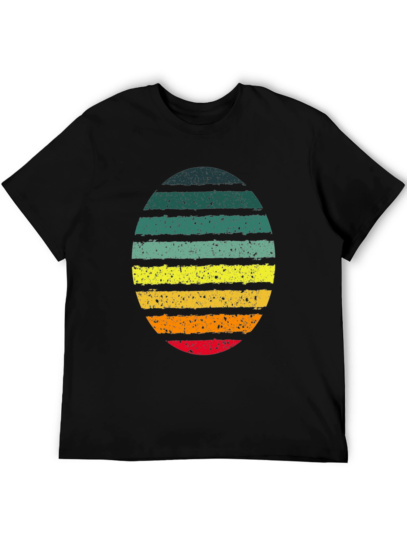 Retro Striped Egg Graphic Tee