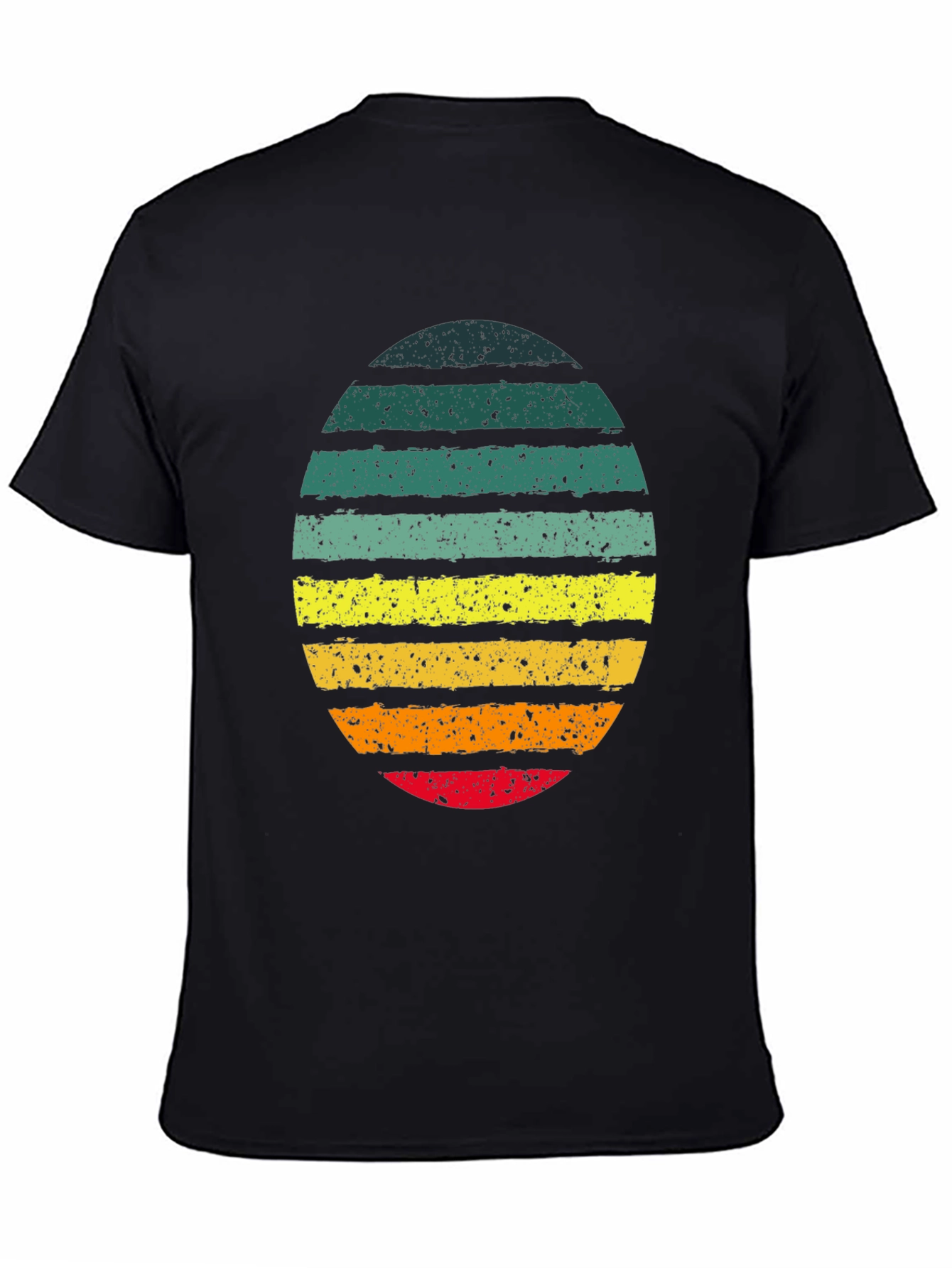 Retro Striped Egg Graphic Tee
