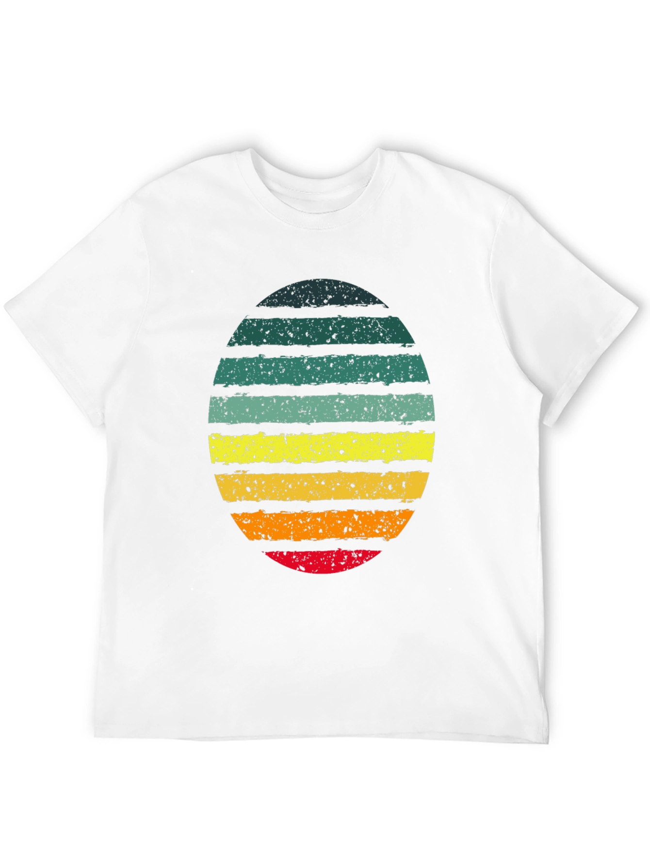 Retro Striped Egg Graphic Tee