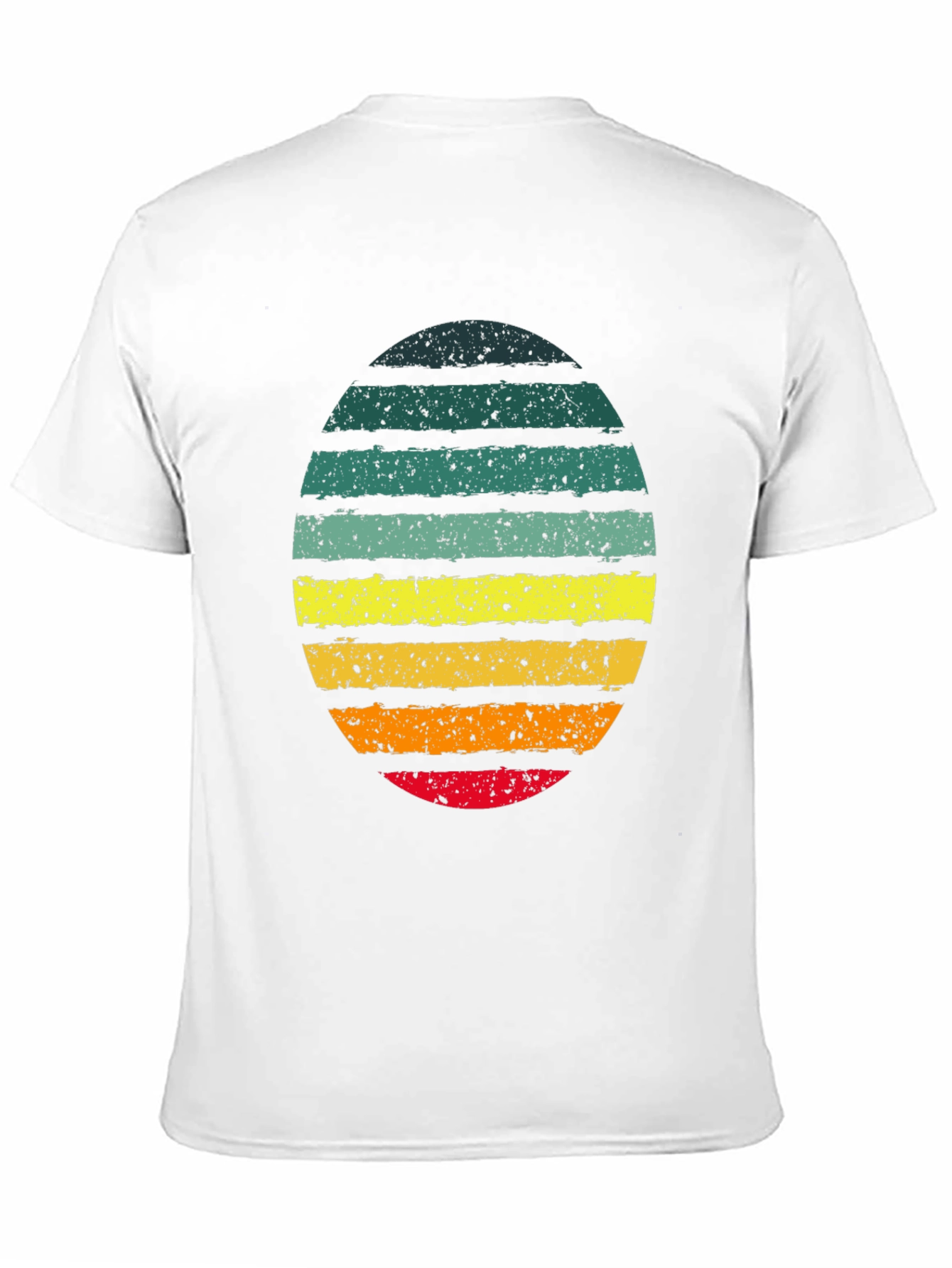 Retro Striped Egg Graphic Tee