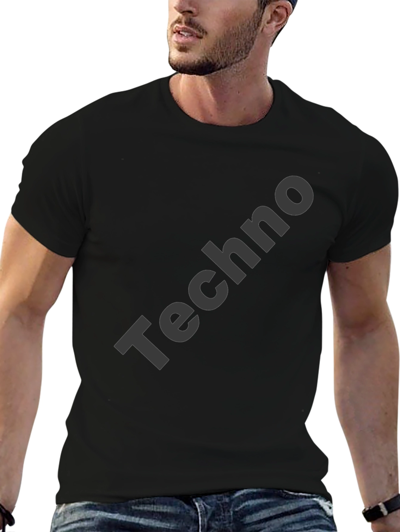 Mens Black Short Sleeve T-Shirt