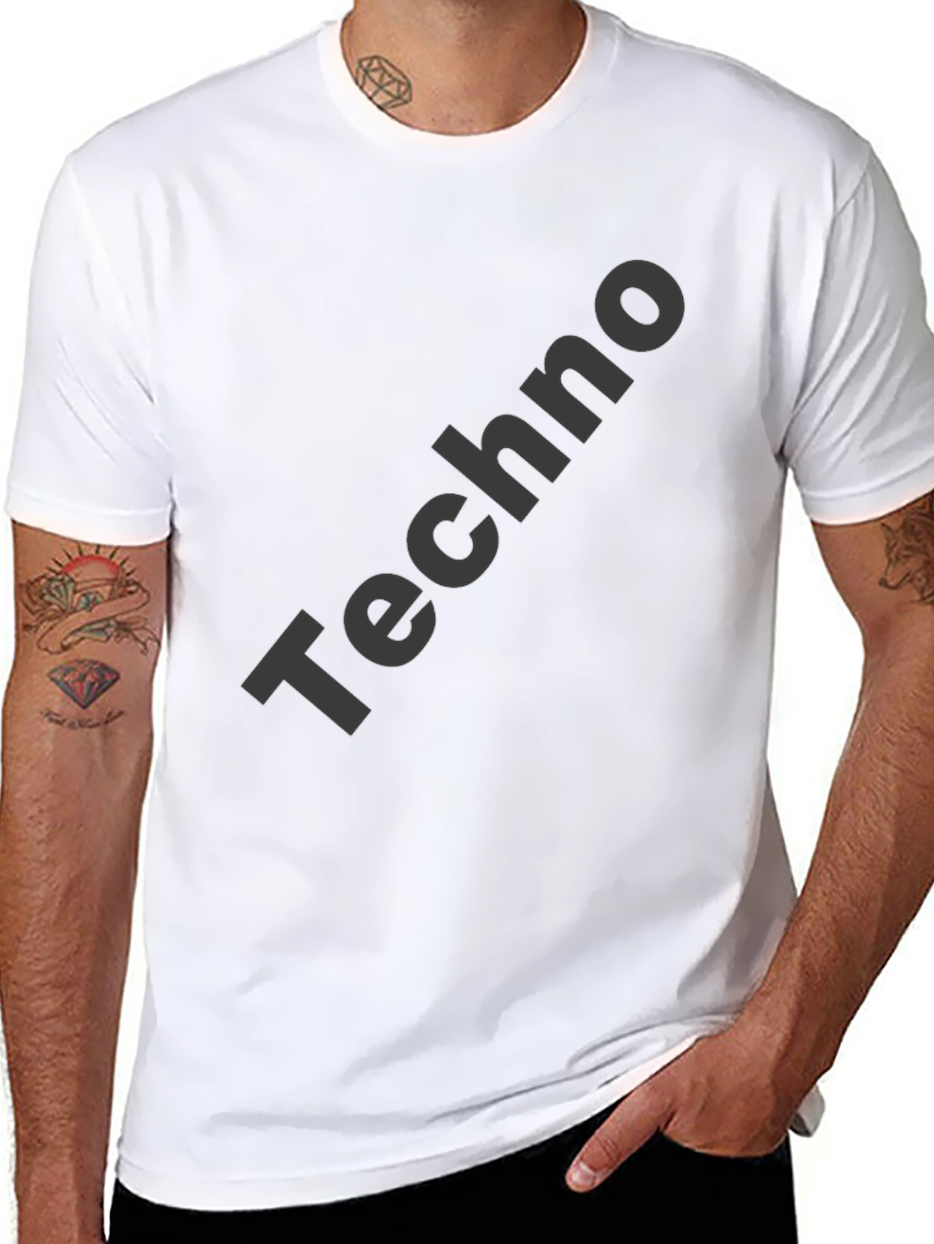 Mens Black Short Sleeve T-Shirt