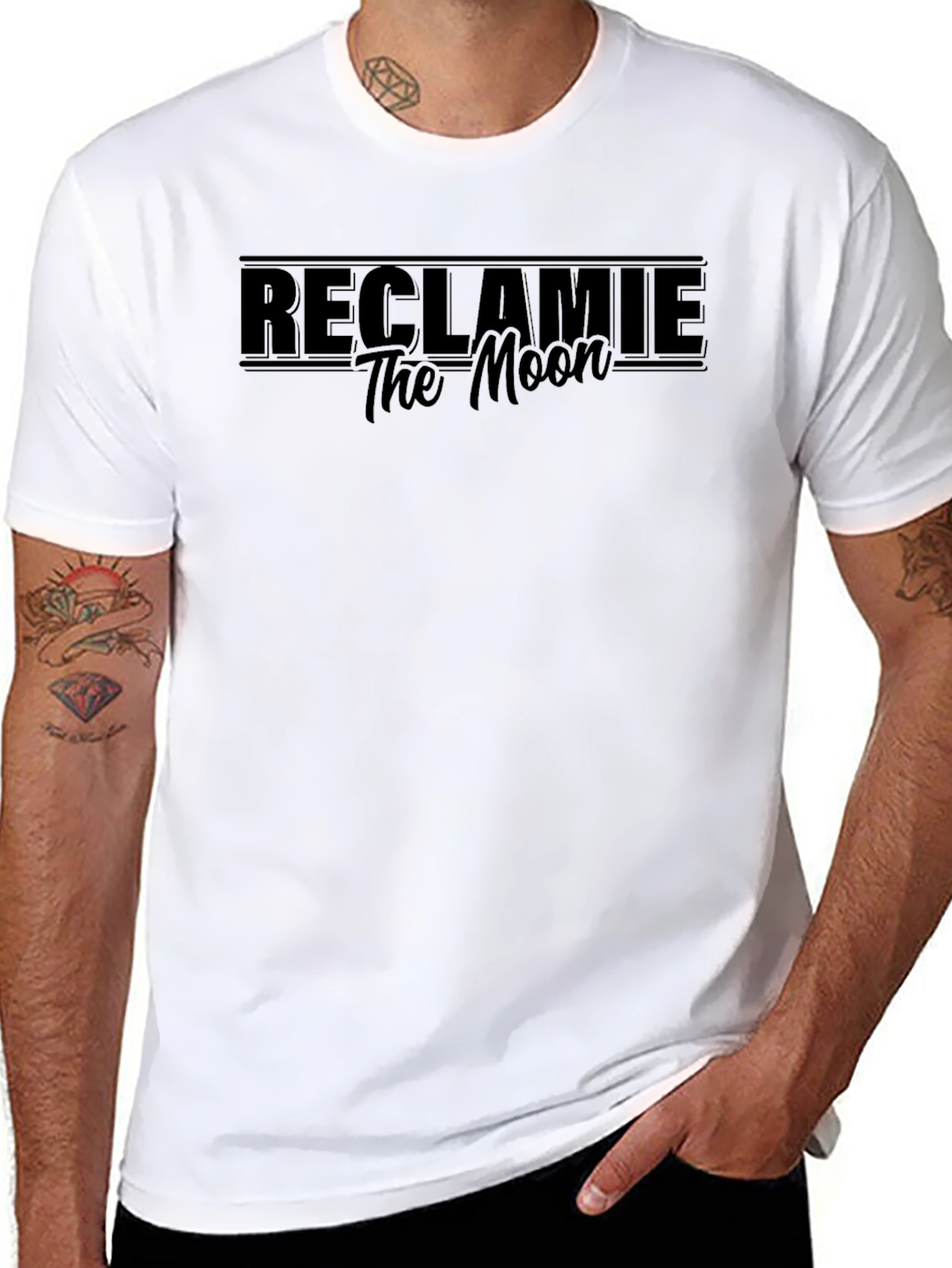 Reclaim The Moon Black T-Shirt