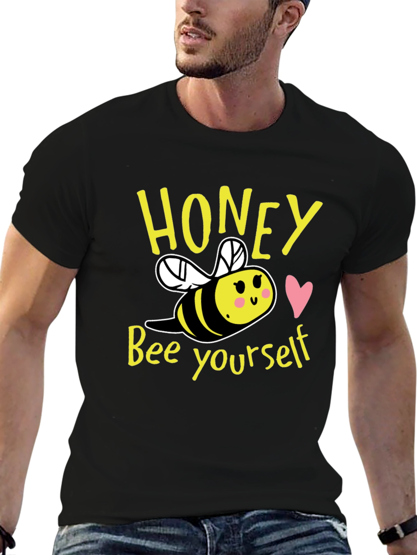 Honey Bee Yourself Graphic T-Shirt
