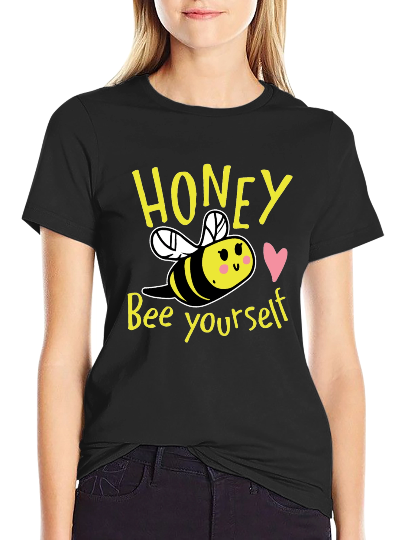 Honey Bee Yourself Graphic T-Shirt