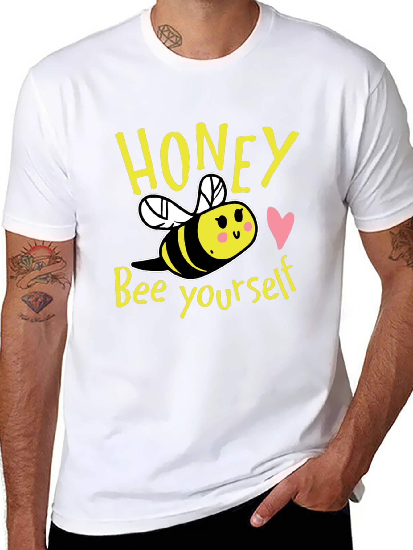 Honey Bee Yourself Graphic T-Shirt