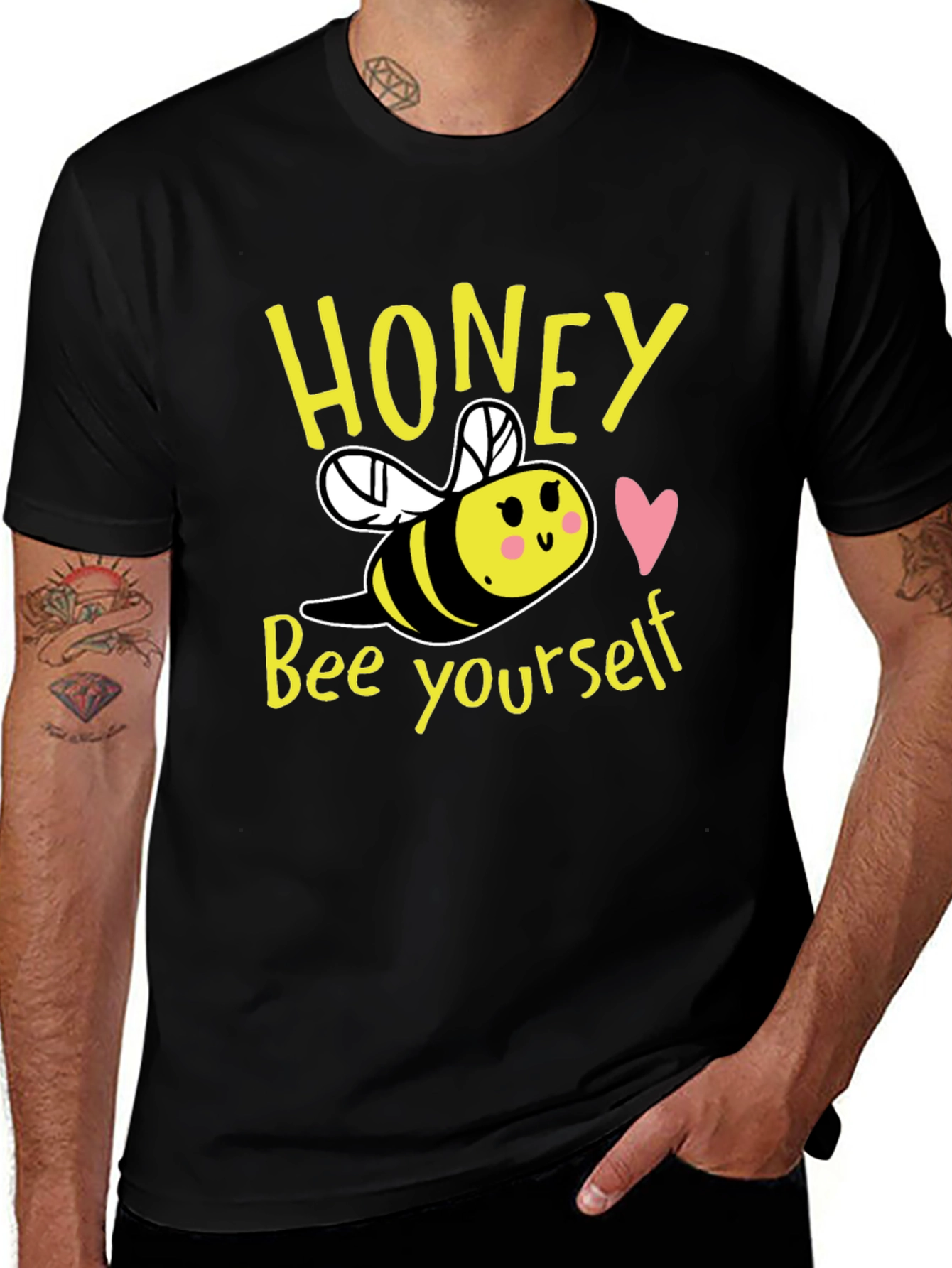 Honey Bee Yourself Graphic T-Shirt