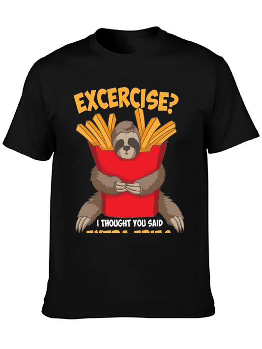 Sloth Extra Fries Graphic Tee