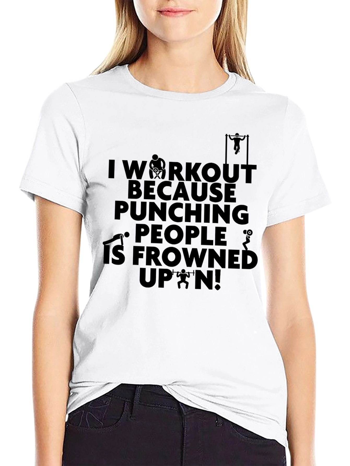 Workout Pun Graphic T-Shirt