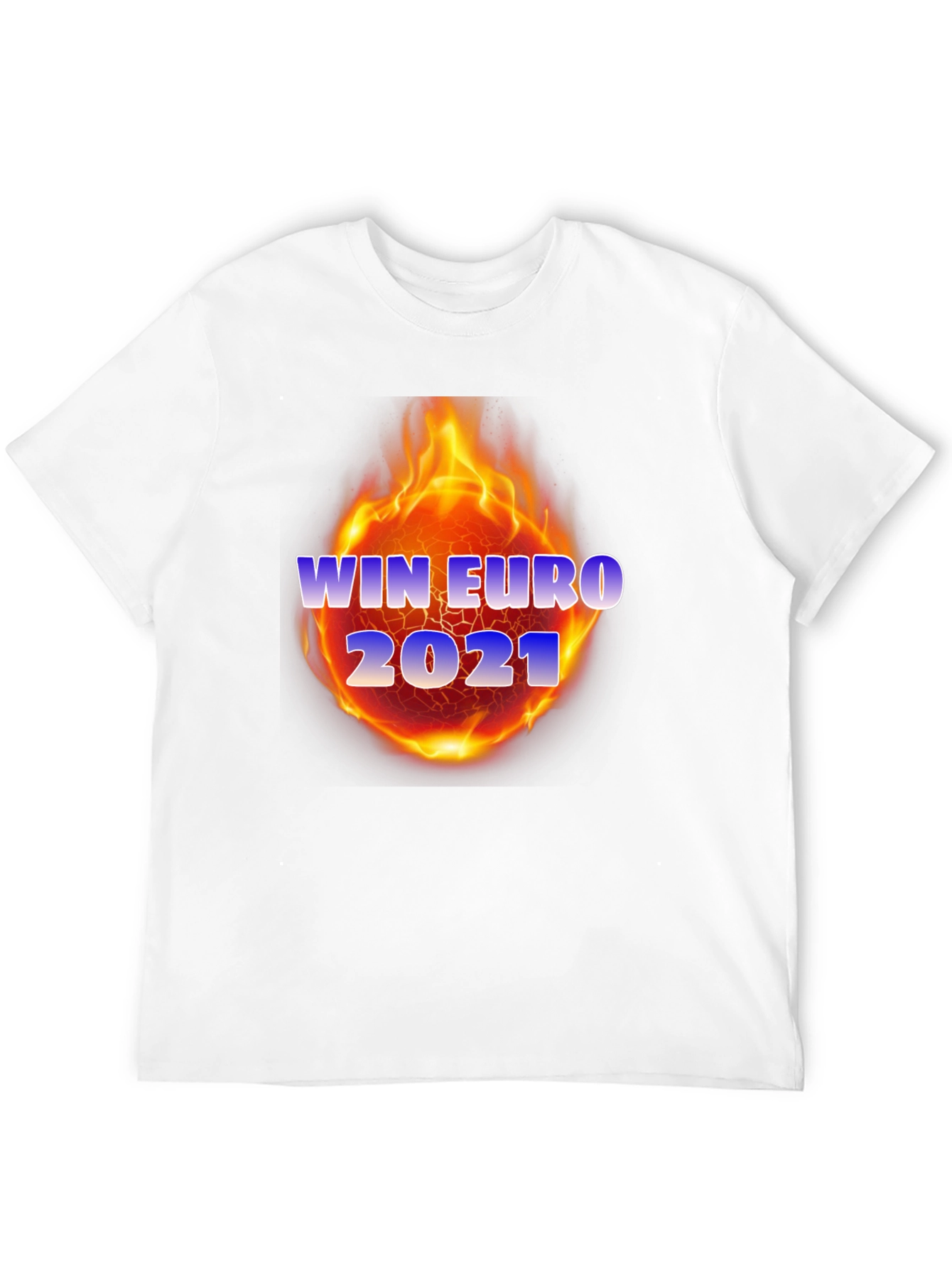 Win Euro 2021 T-Shirt - Flame Design