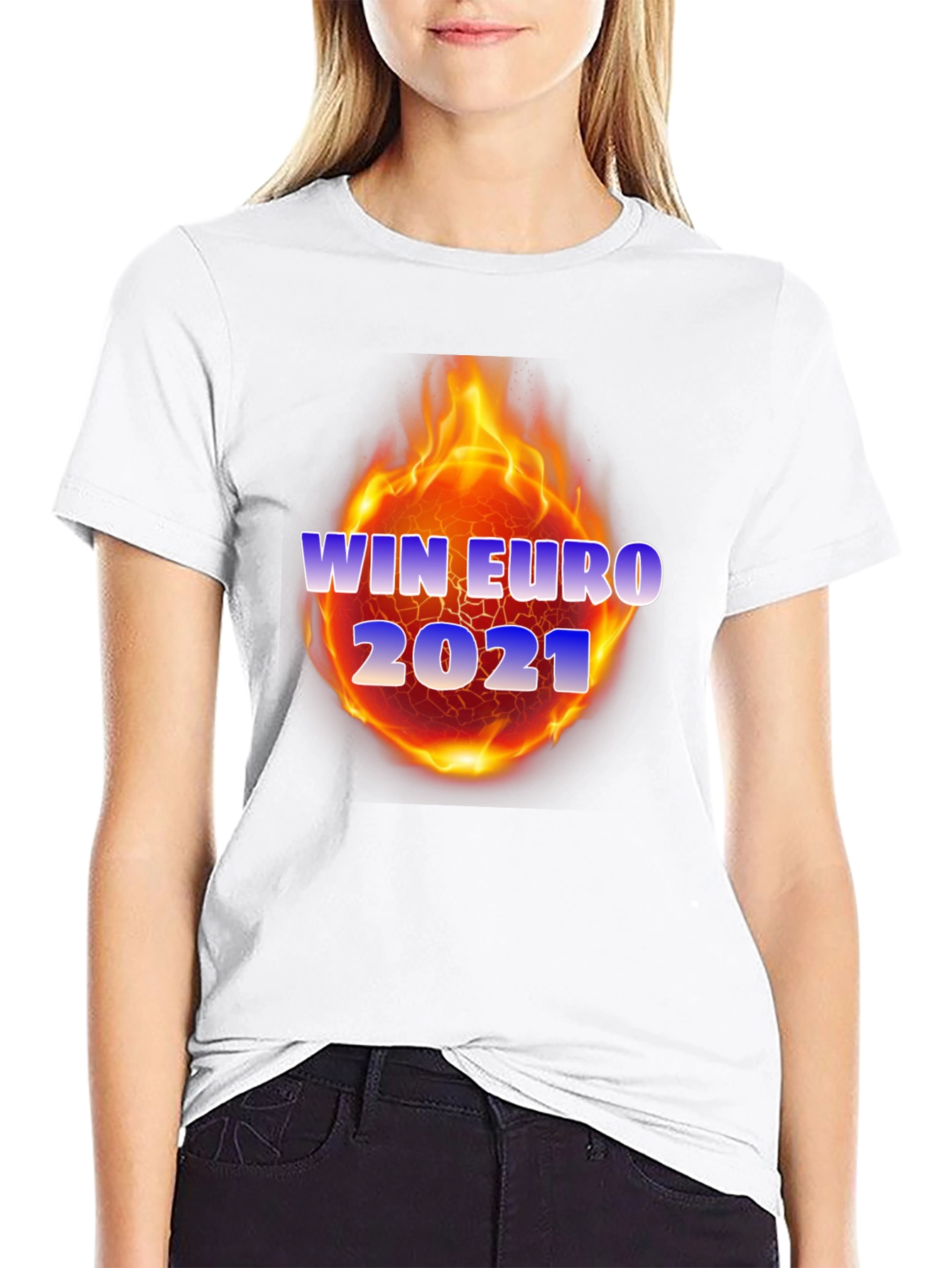 Win Euro 2021 T-Shirt - Flame Design