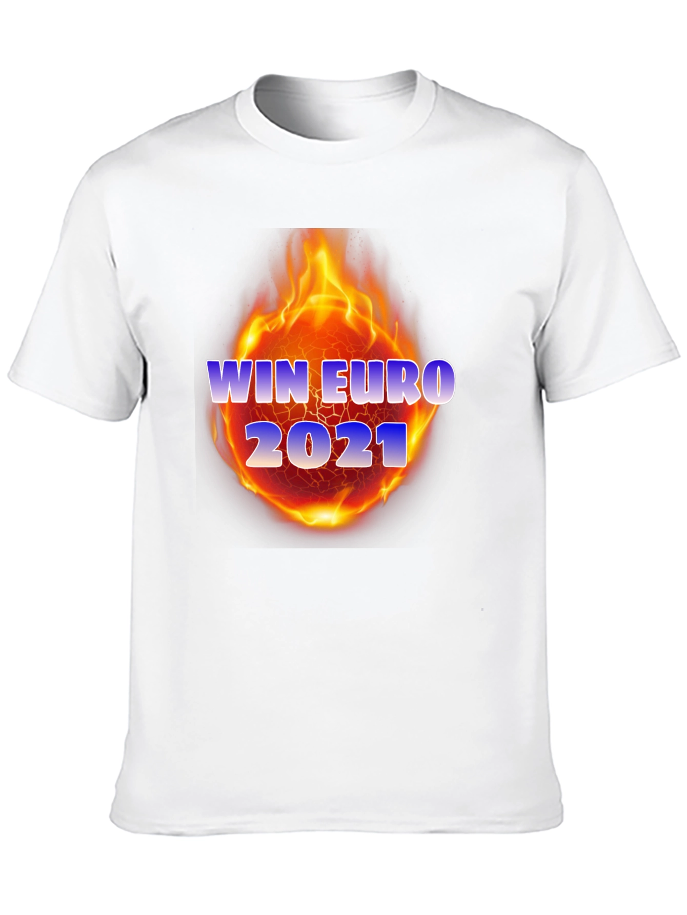 Win Euro 2021 T-Shirt - Flame Design