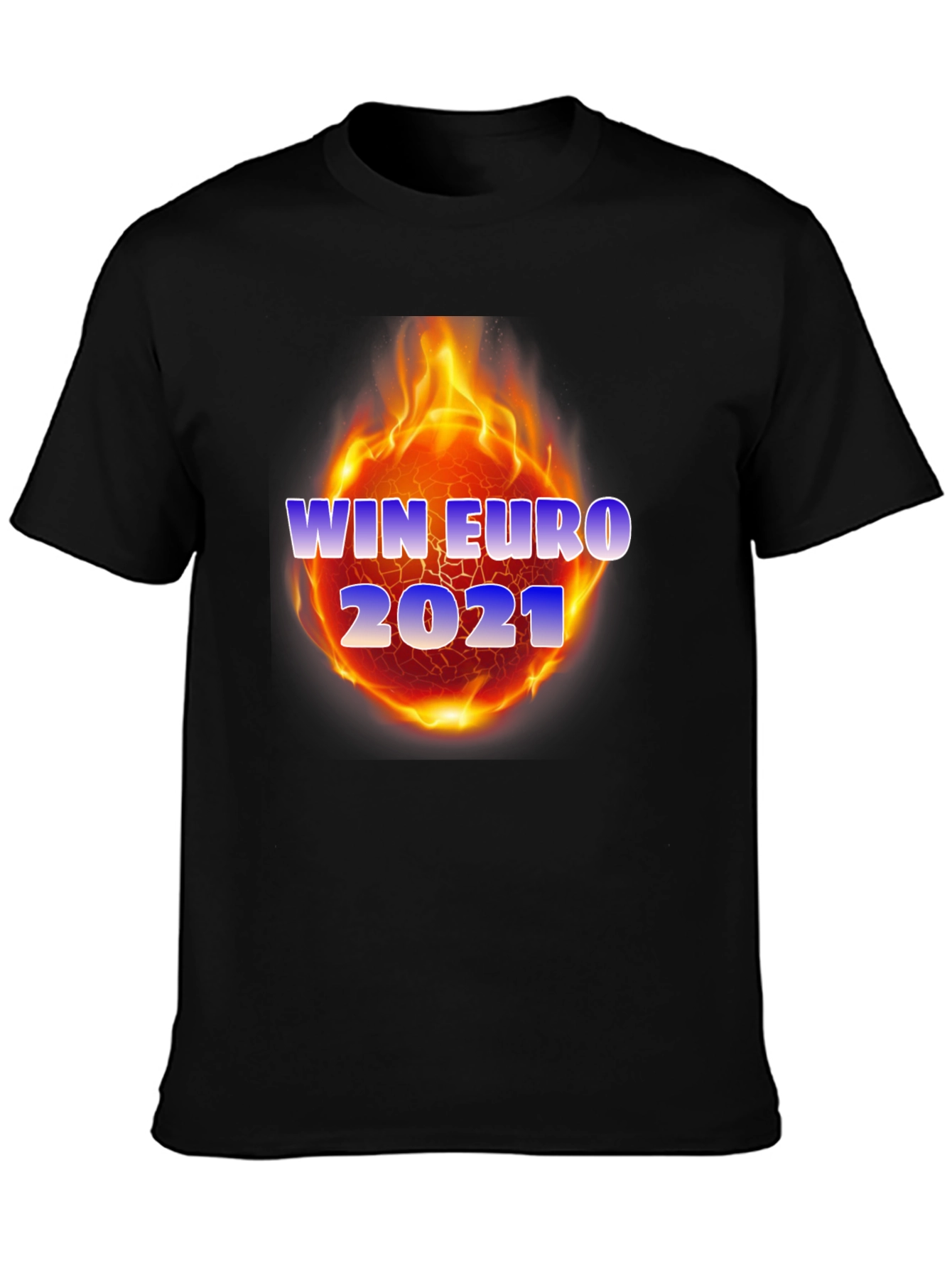 Win Euro 2021 T-Shirt - Flame Design