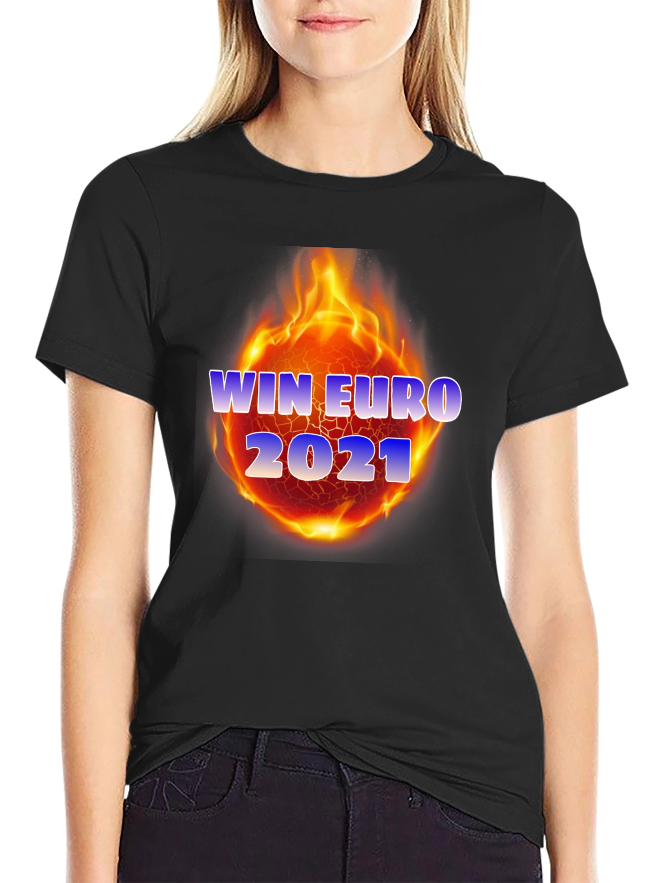 Win Euro 2021 T-Shirt - Flame Design