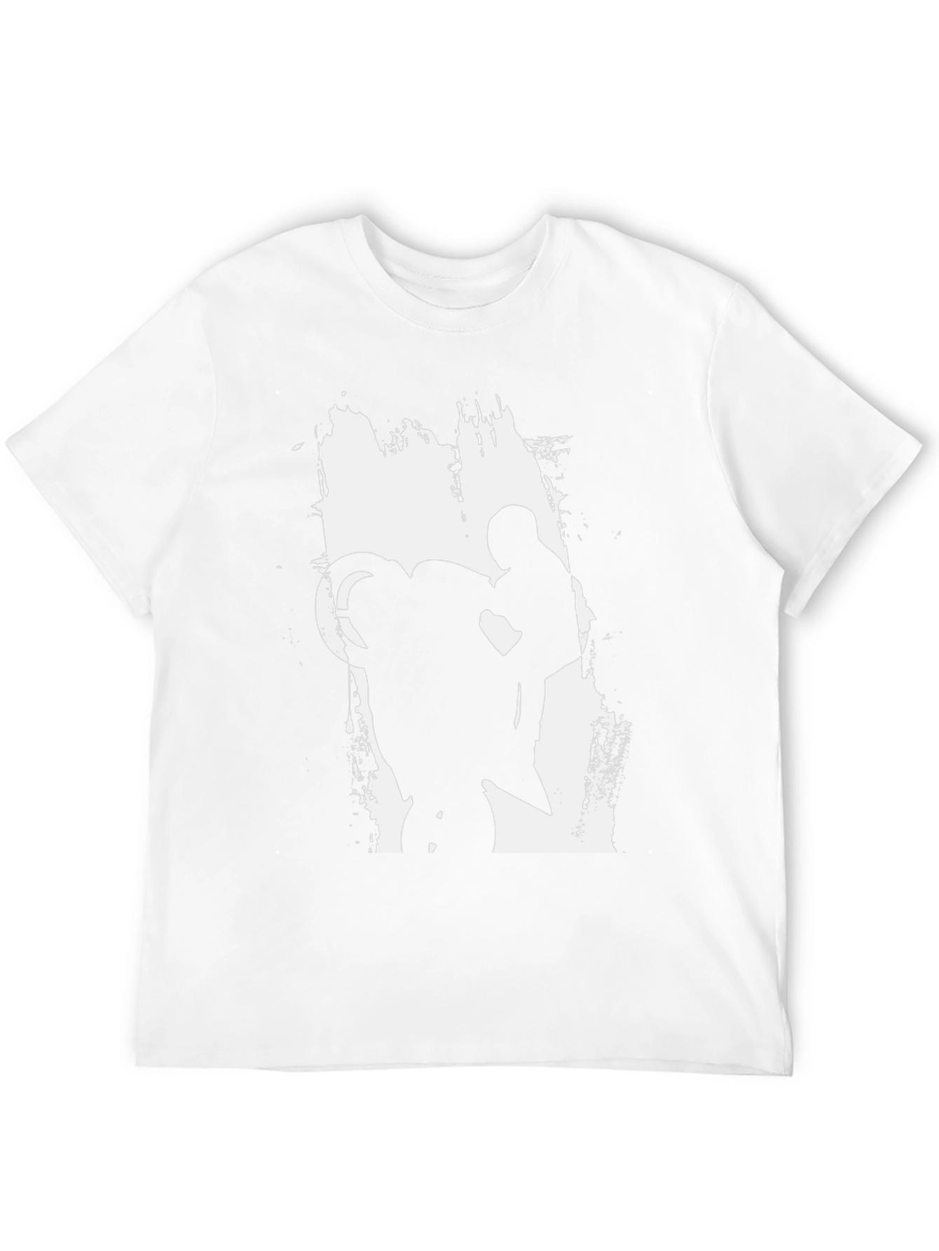 Motorcycle Wheelie Graphic Tee - Black