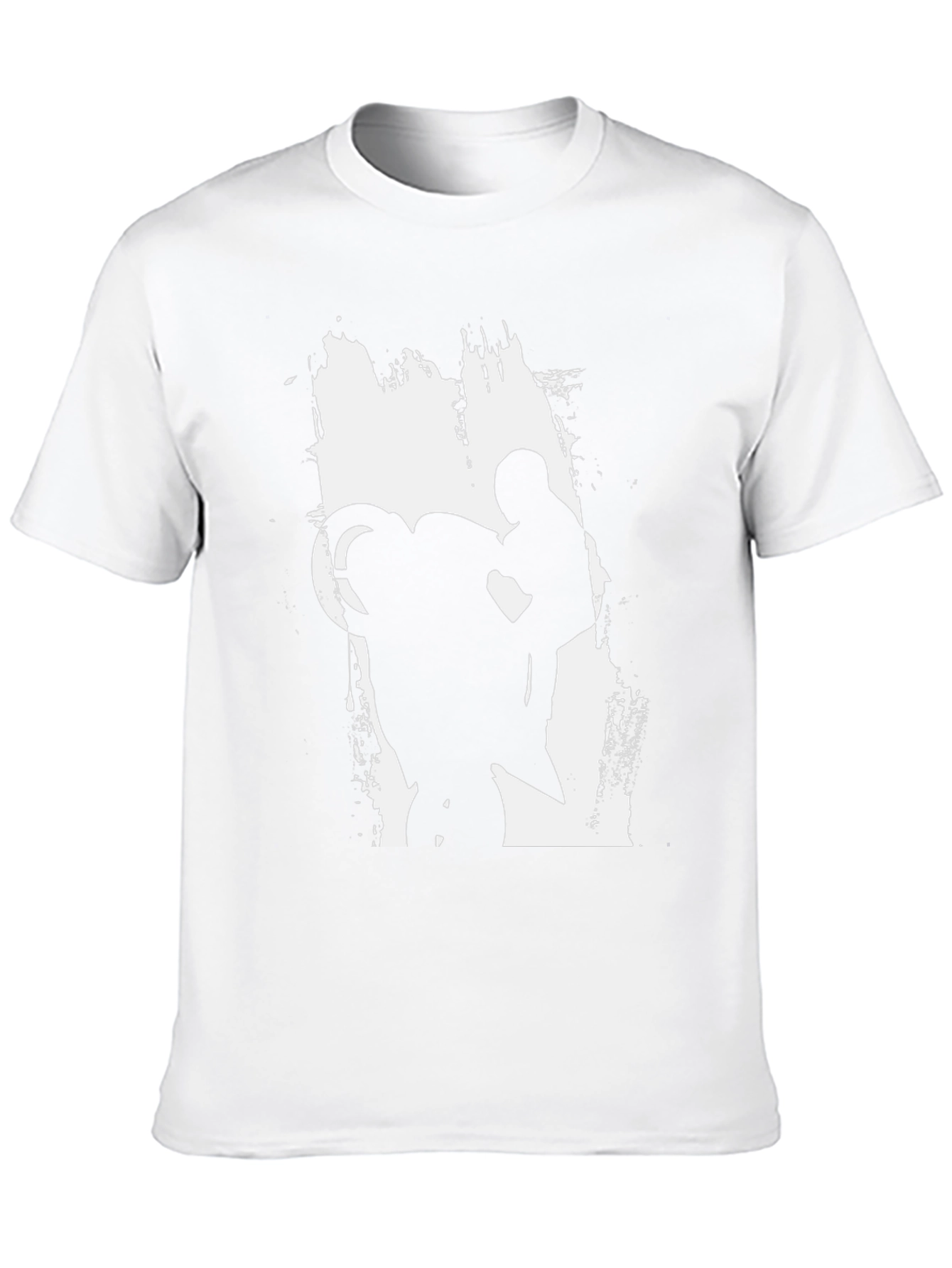 Motorcycle Wheelie Graphic Tee - Black