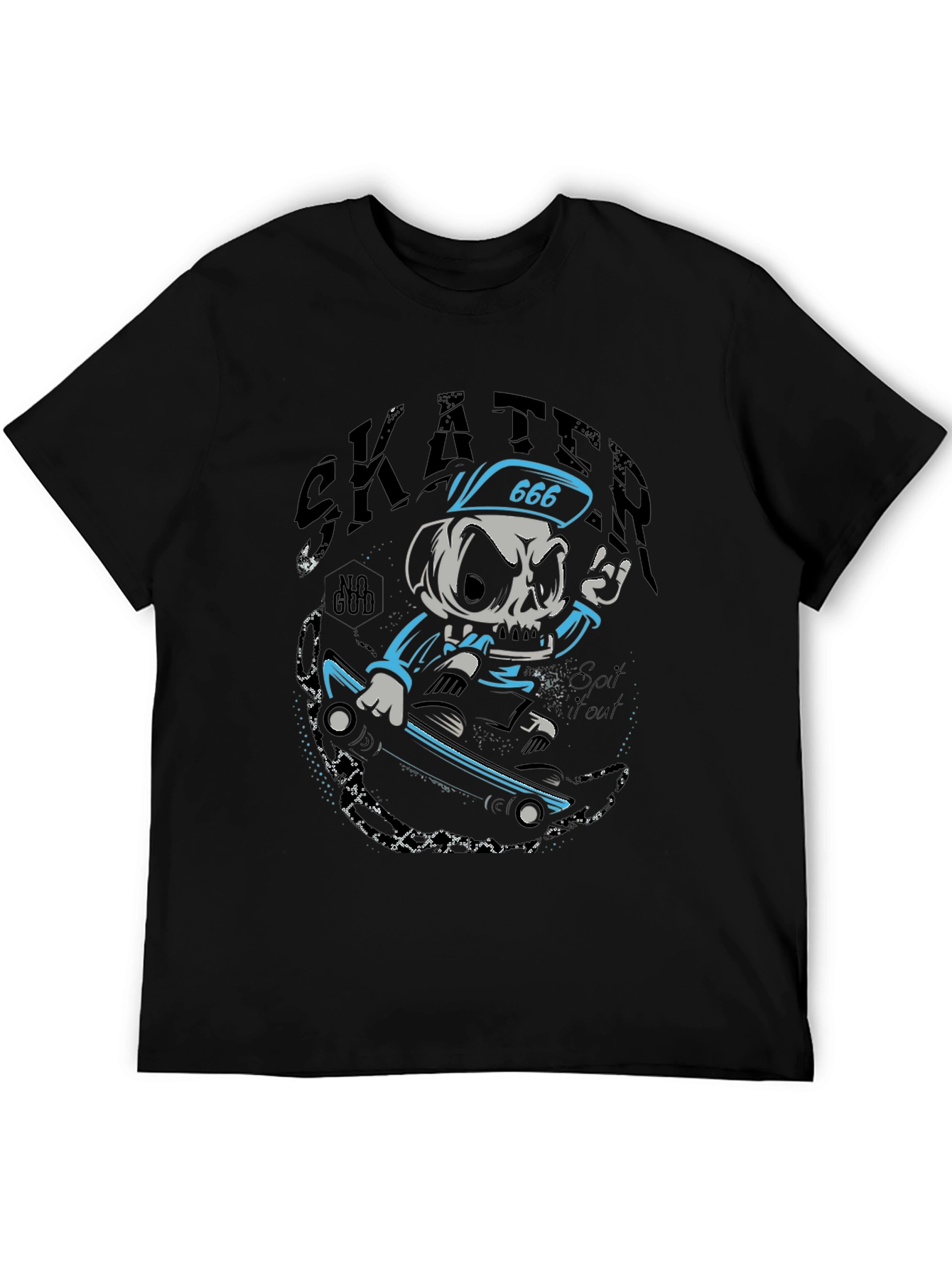 Skull Skater Graphic T-Shirt
