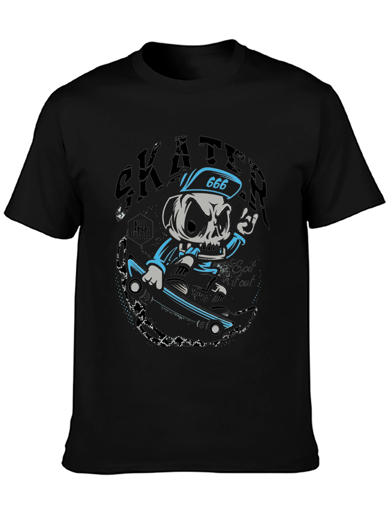 Skull Skater Graphic T-Shirt