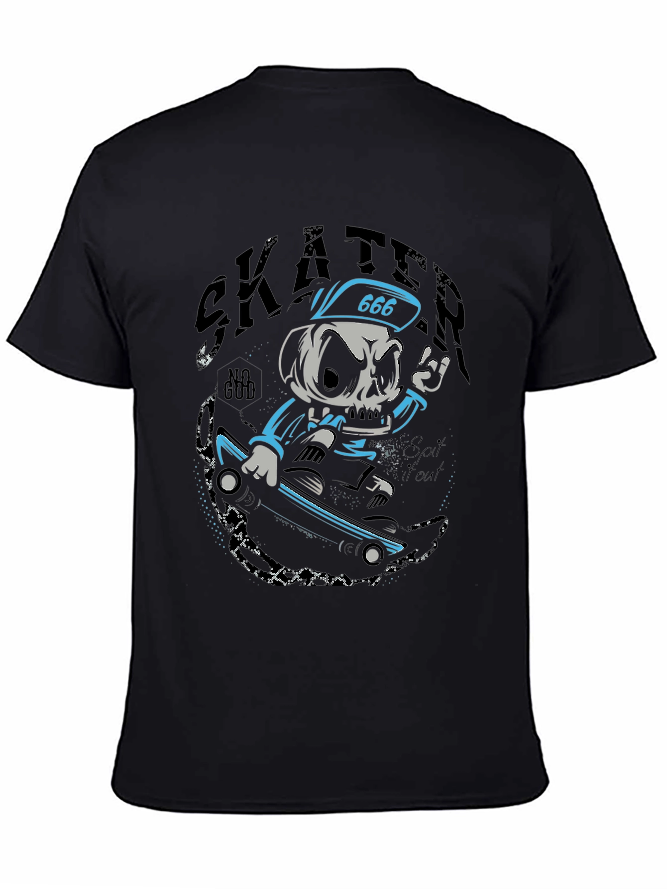Skull Skater Graphic T-Shirt