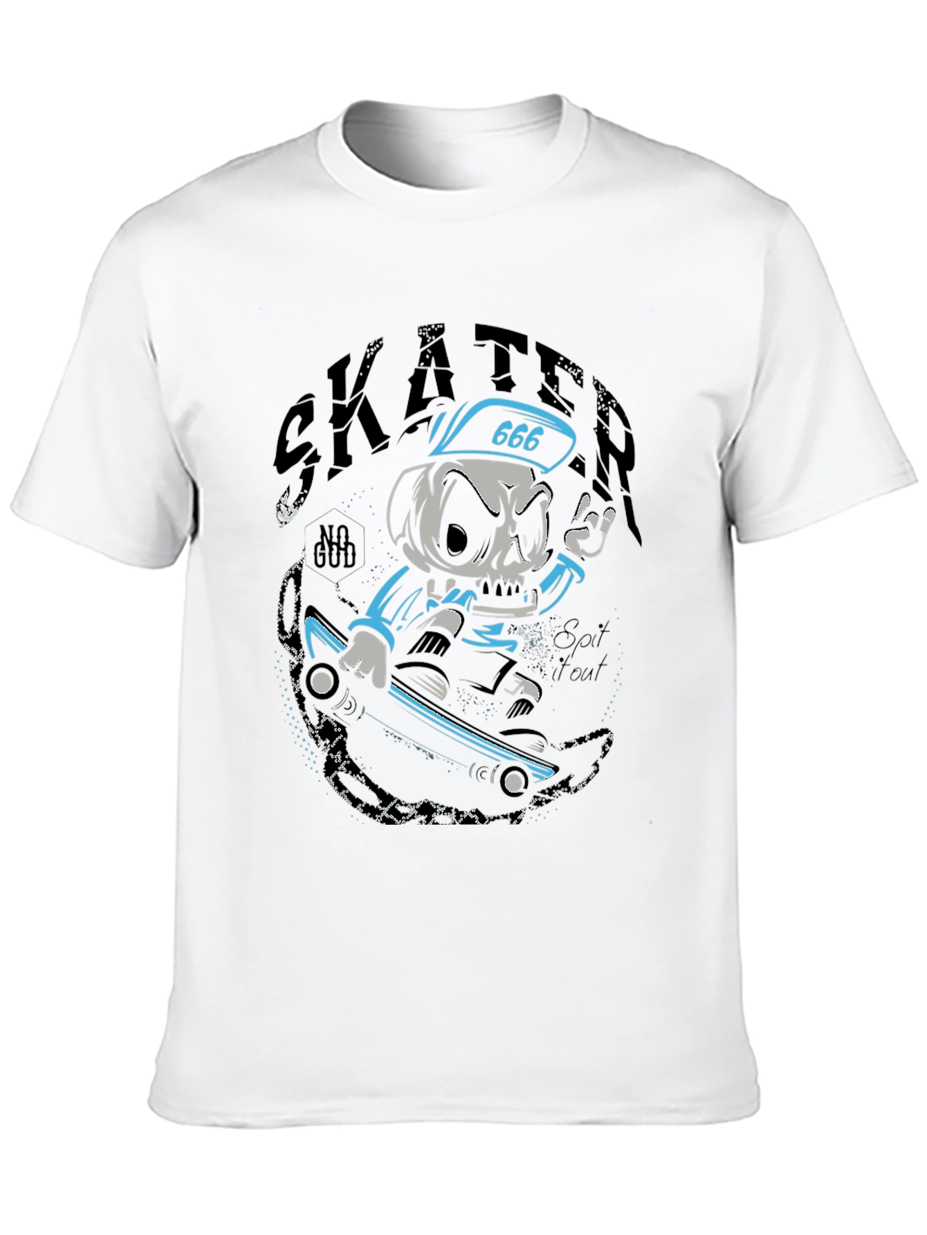Skull Skater Graphic T-Shirt