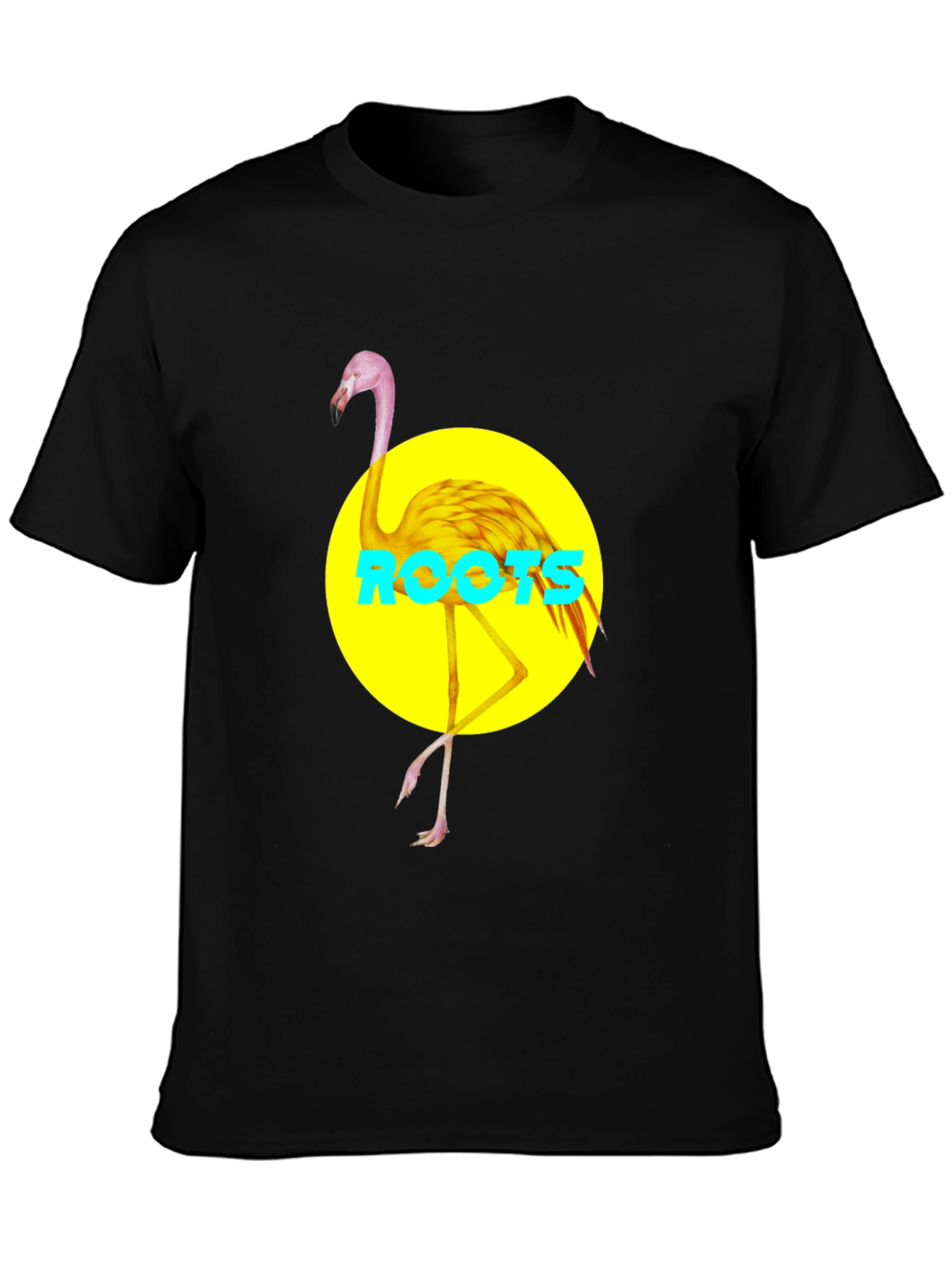 Flamingo Graphic Tee - Roots Design
