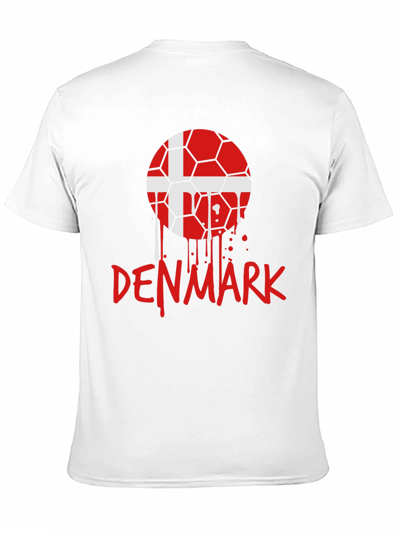 Denmark Soccer Ball T-Shirt