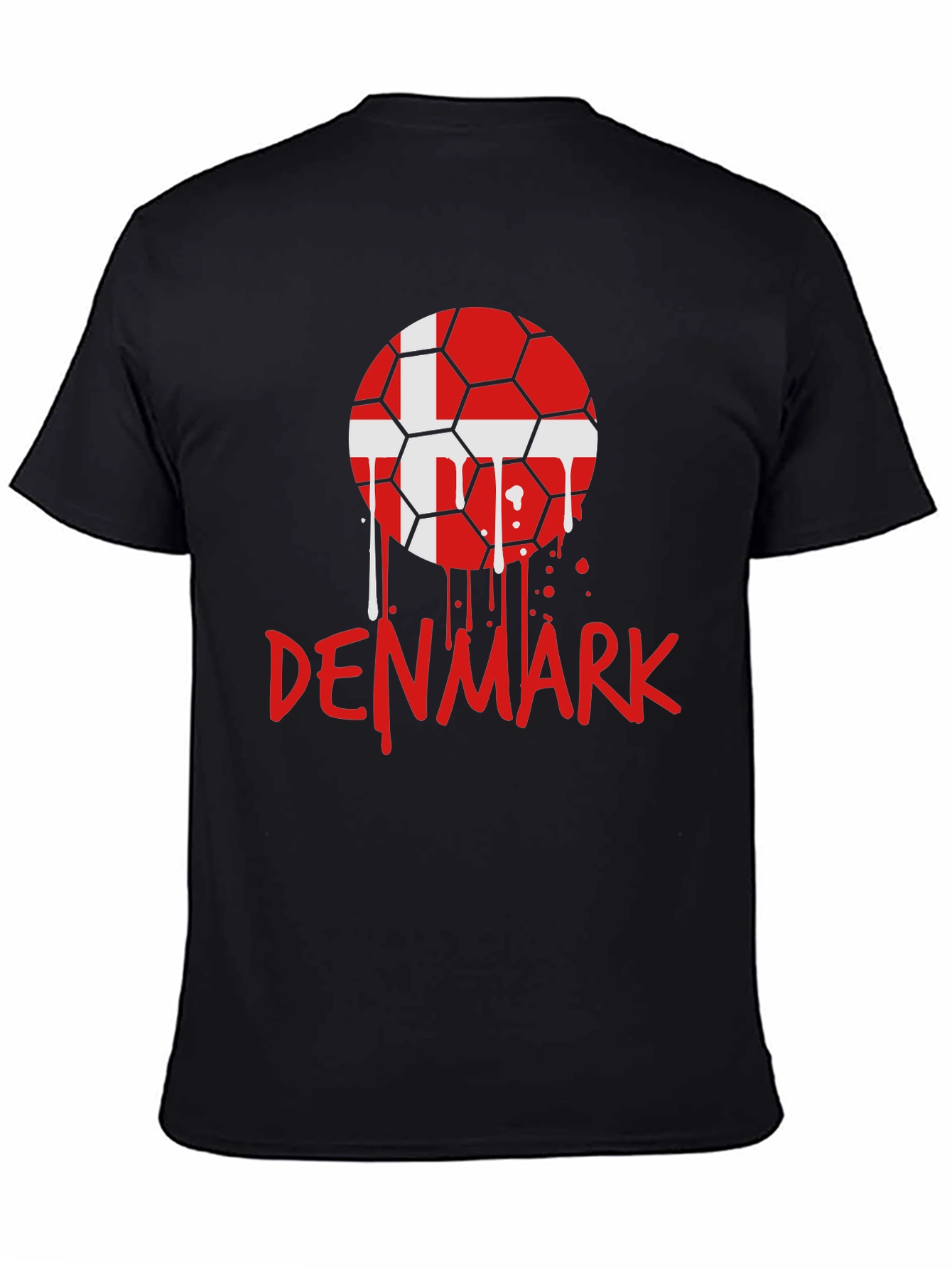 Denmark Soccer Ball T-Shirt