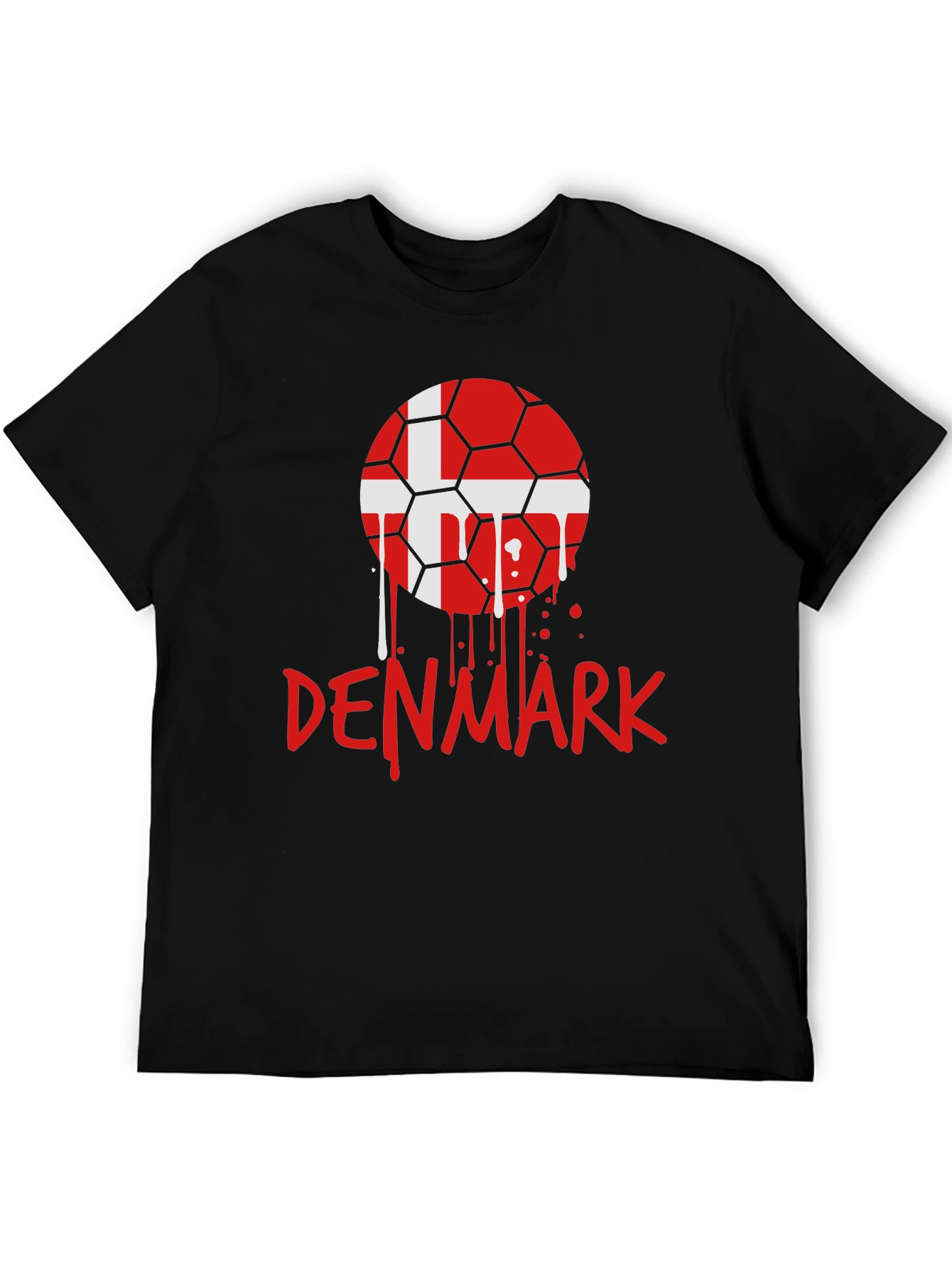 Denmark Soccer Ball T-Shirt