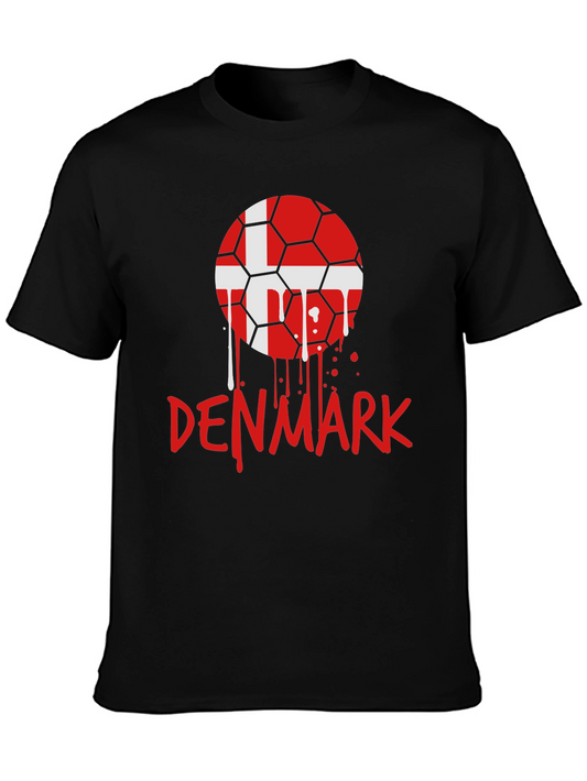 Denmark Soccer Ball T-Shirt