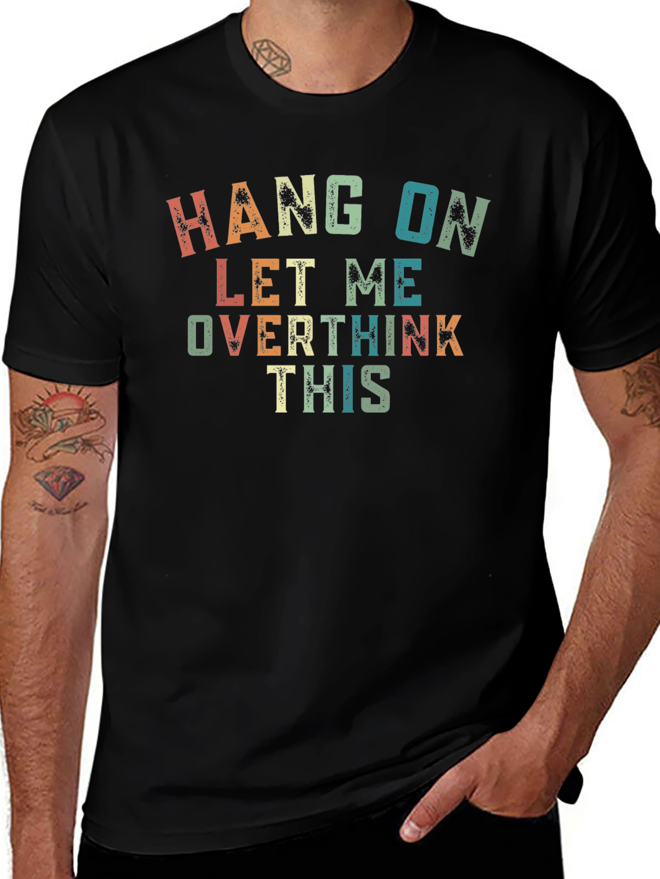 Overthinker Graphic T-Shirt - Funny Casual Tee