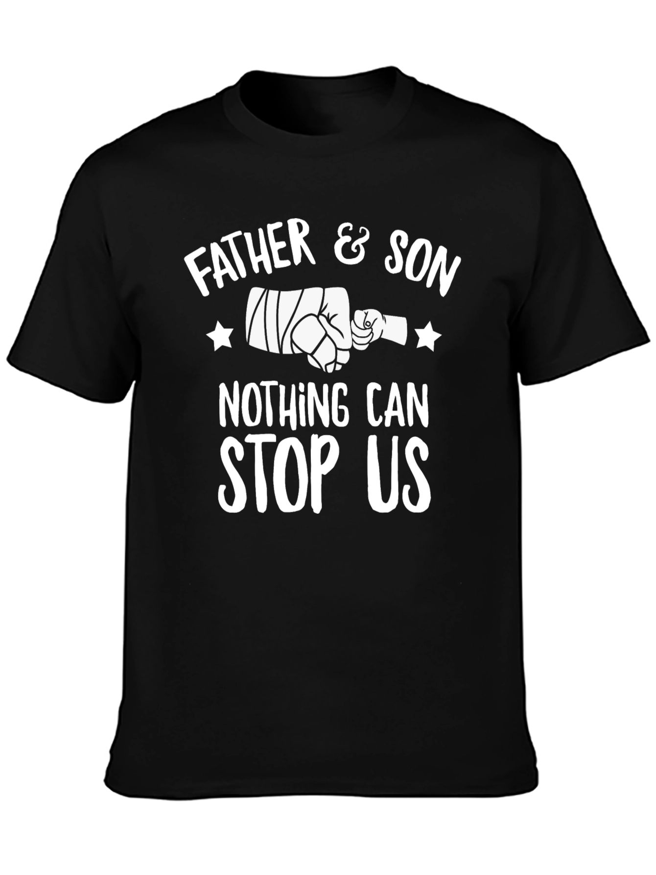Father & Son Graphic Print Crew Neck T-Shirt