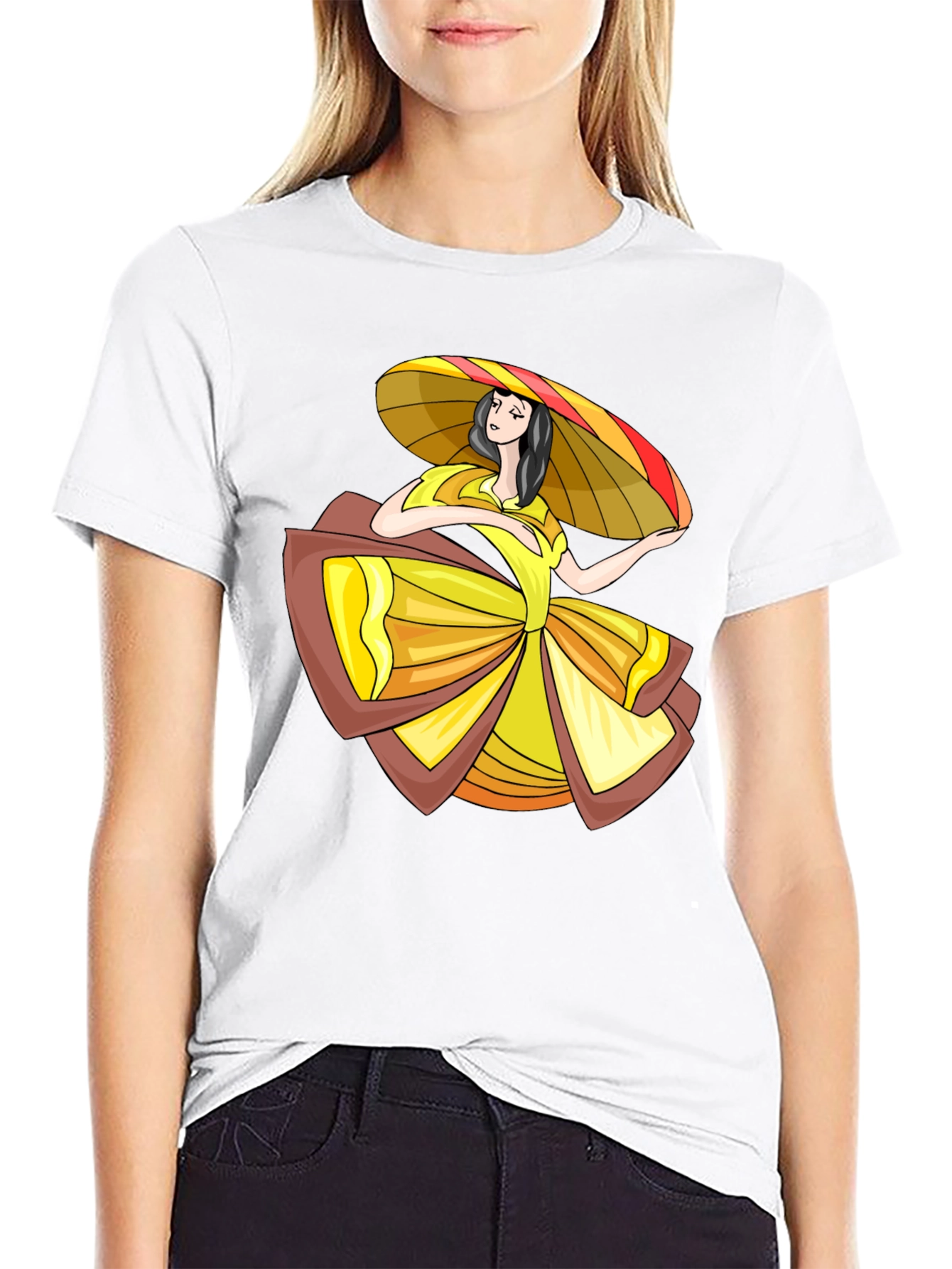 Whimsical Woman Graphic Tee