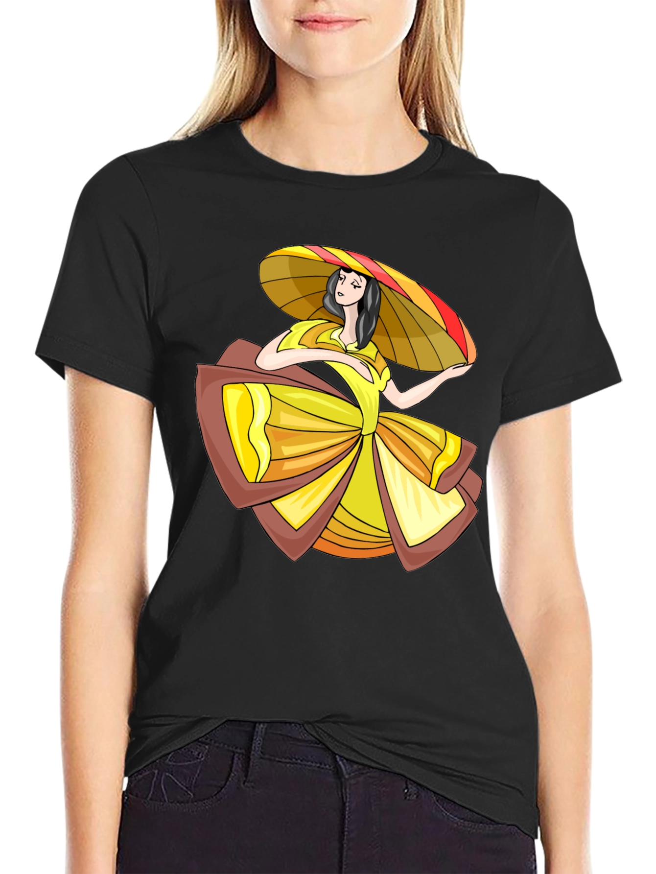 Whimsical Woman Graphic Tee