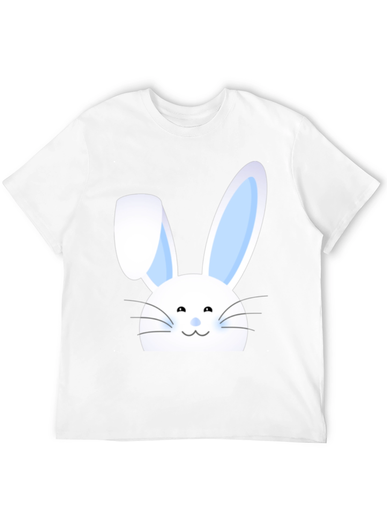Funny Easter Bunny T-Shirt - Mens Black Cotton Tee