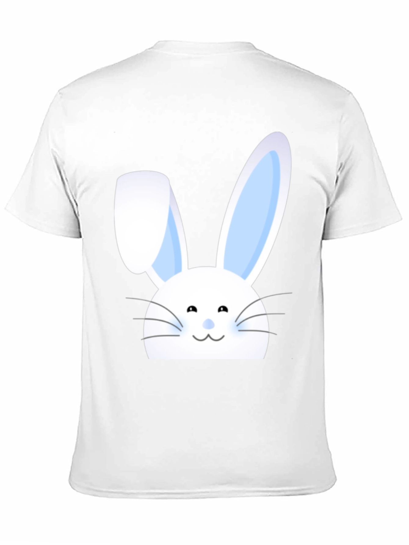 Funny Easter Bunny T-Shirt - Mens Black Cotton Tee