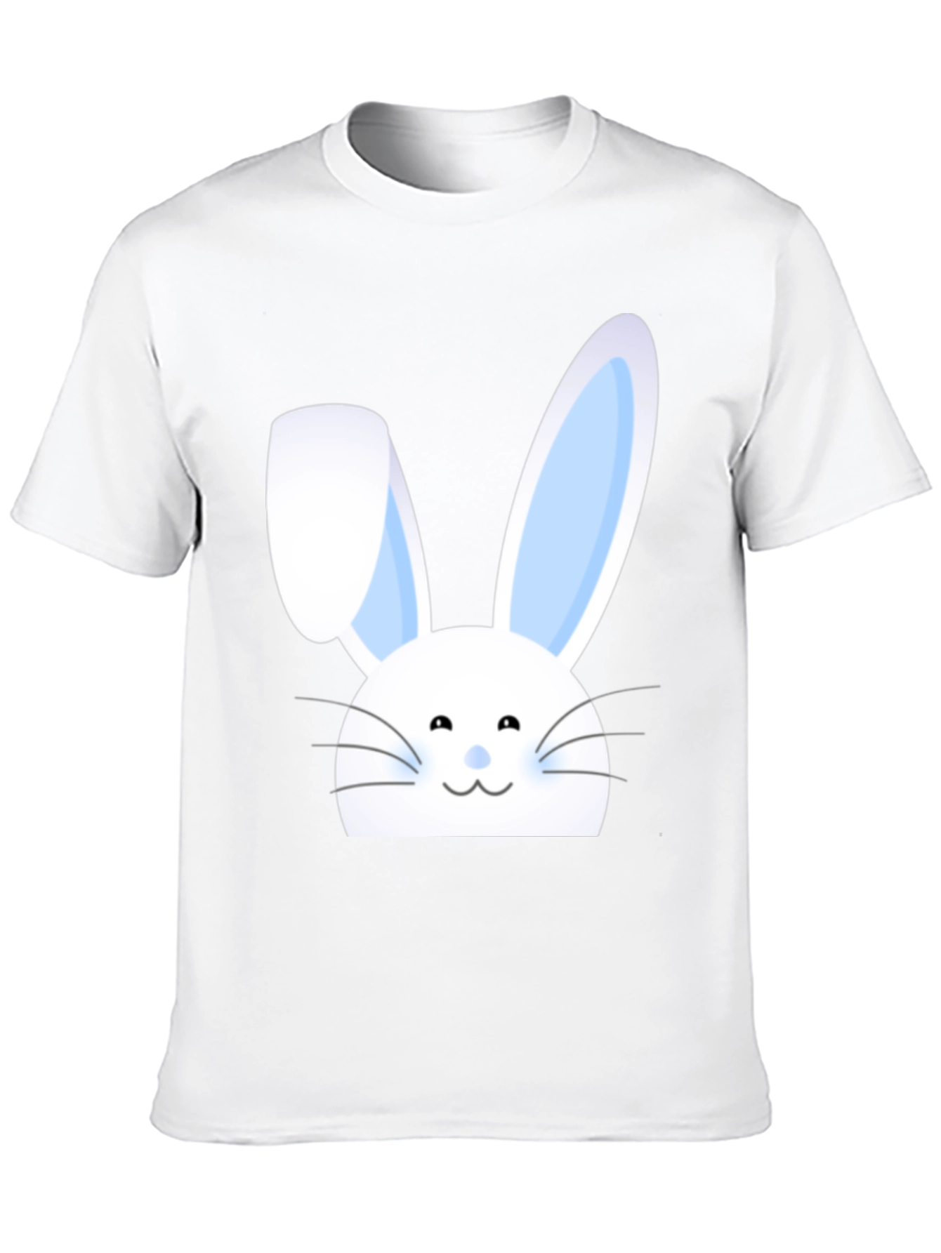 Funny Easter Bunny T-Shirt - Mens Black Cotton Tee