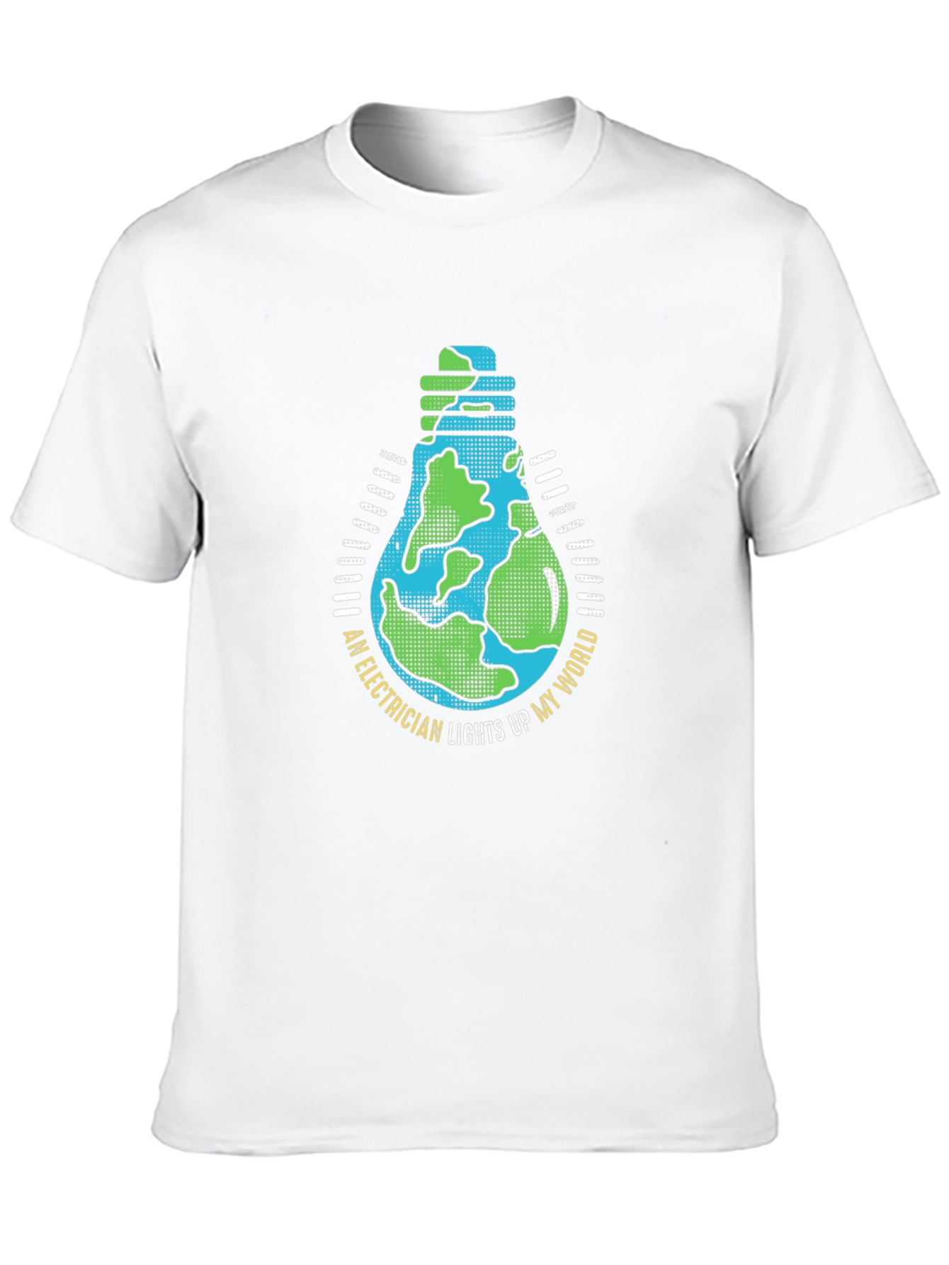 Electrician Lights Up My World T-Shirt