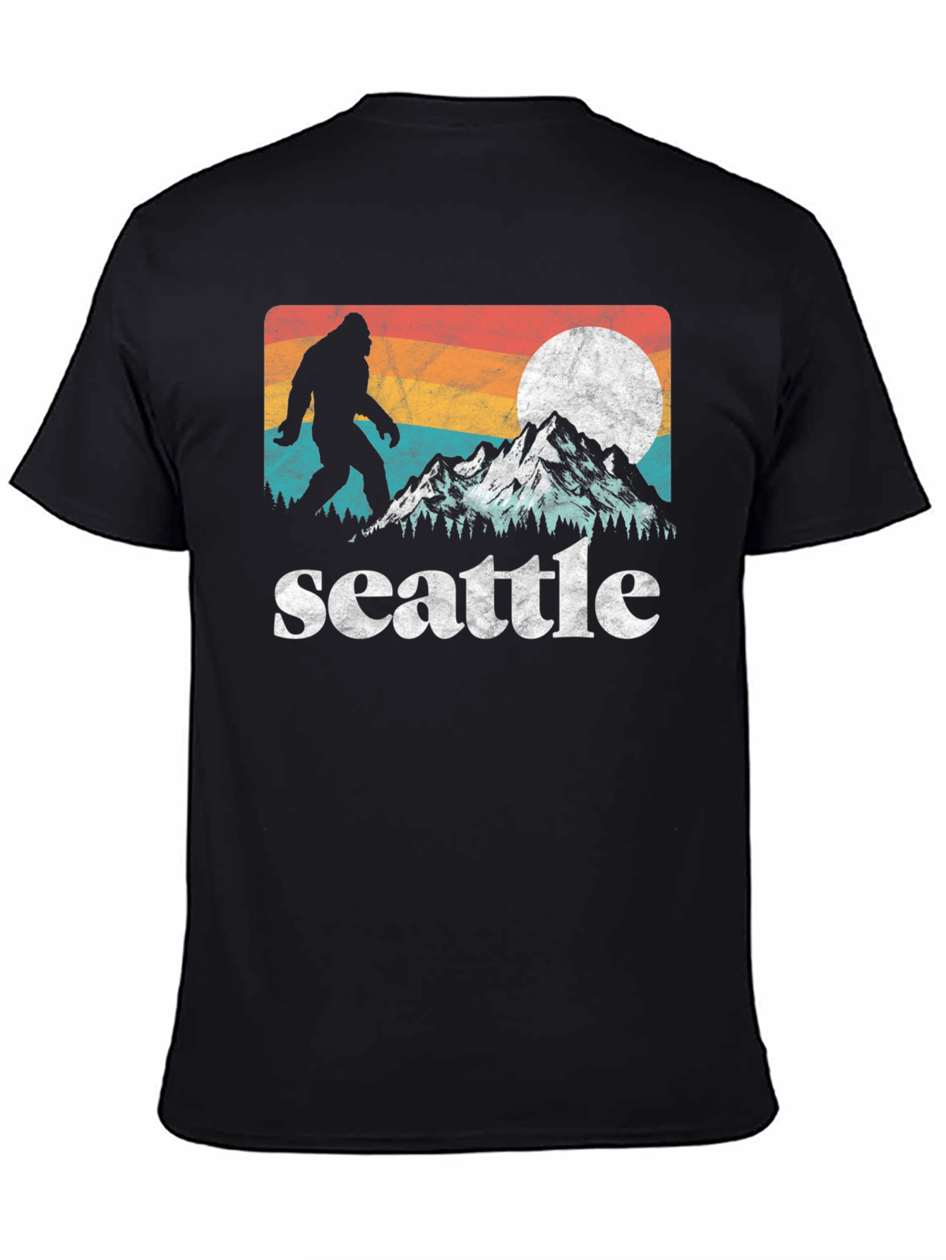 Seattle Bigfoot T-Shirt - Pacific Northwest Adventure Tee