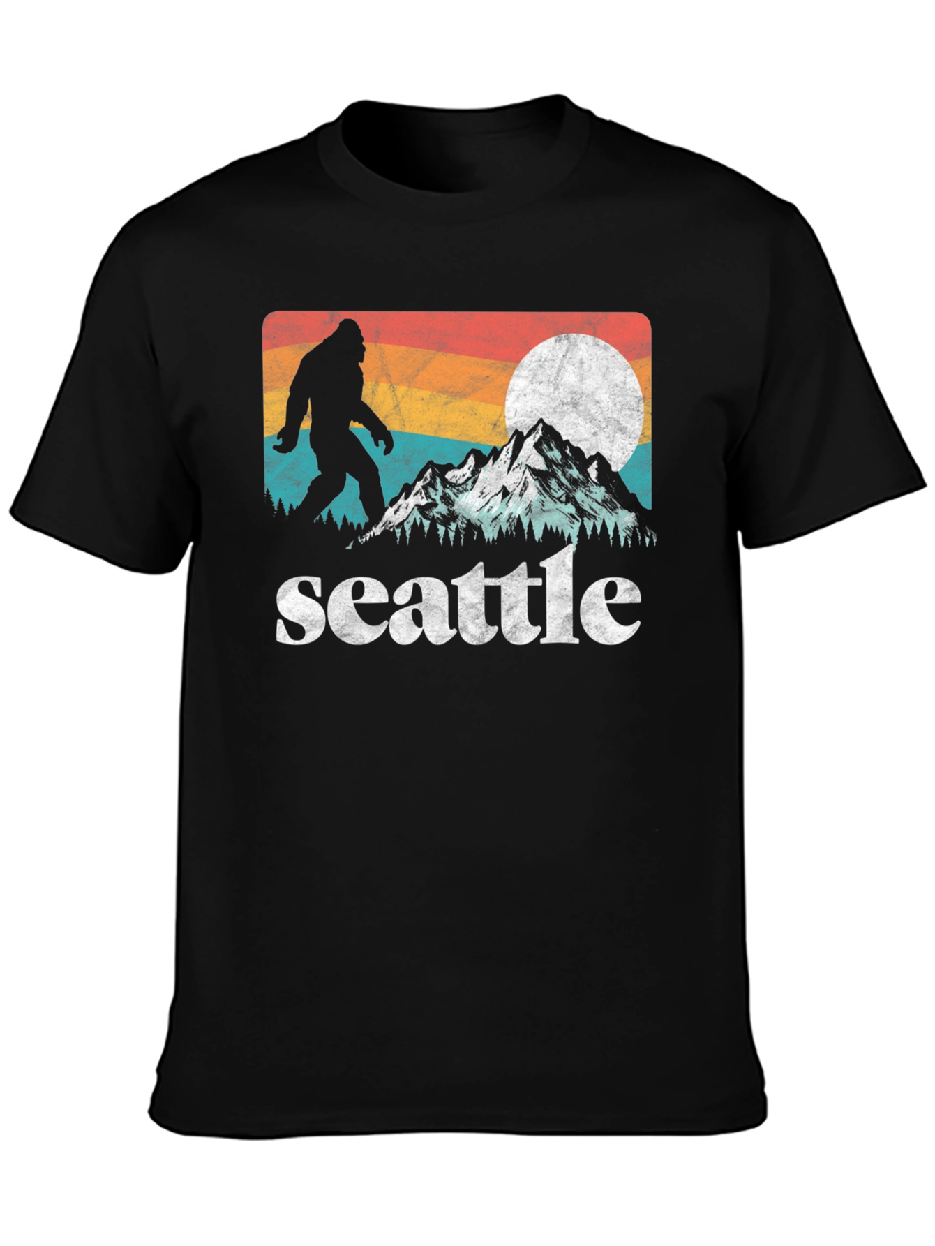 Seattle Bigfoot T-Shirt - Pacific Northwest Adventure Tee