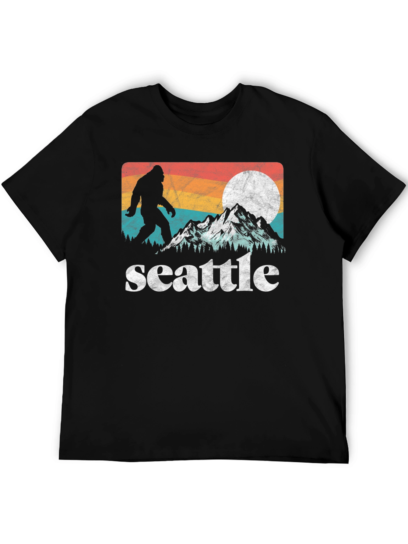 Seattle Bigfoot T-Shirt - Pacific Northwest Adventure Tee