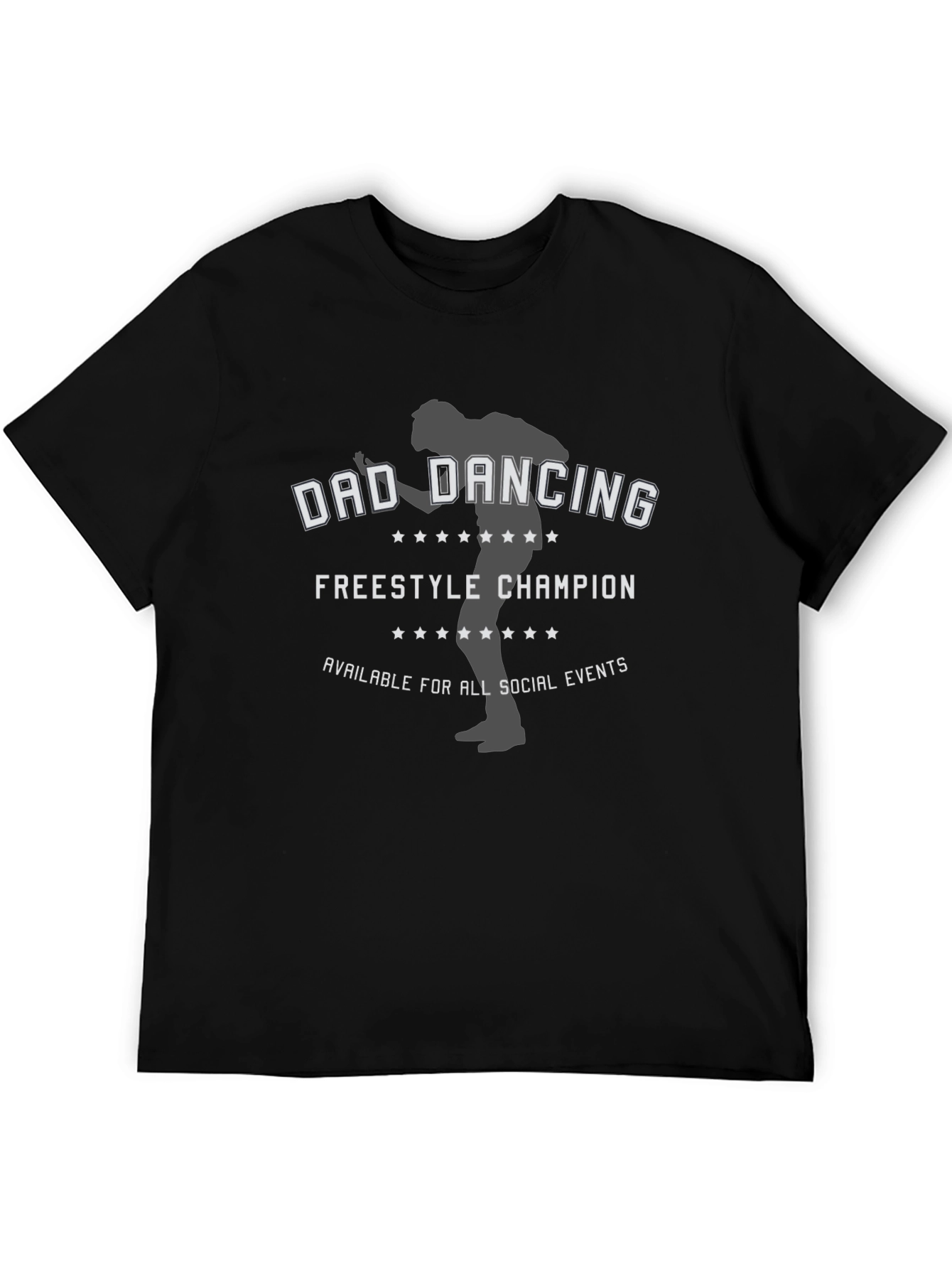 Dad Dancing Champion T-Shirt - Freestyle Fun!