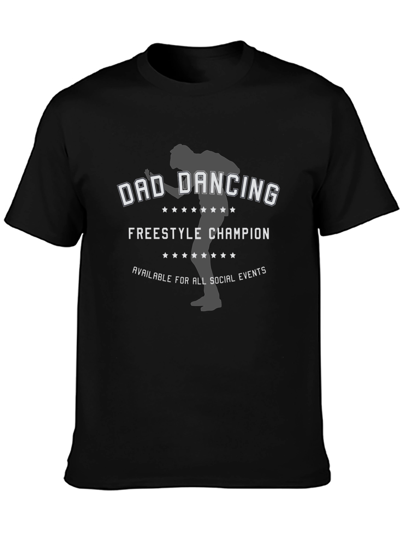 Dad Dancing Champion T-Shirt - Freestyle Fun!