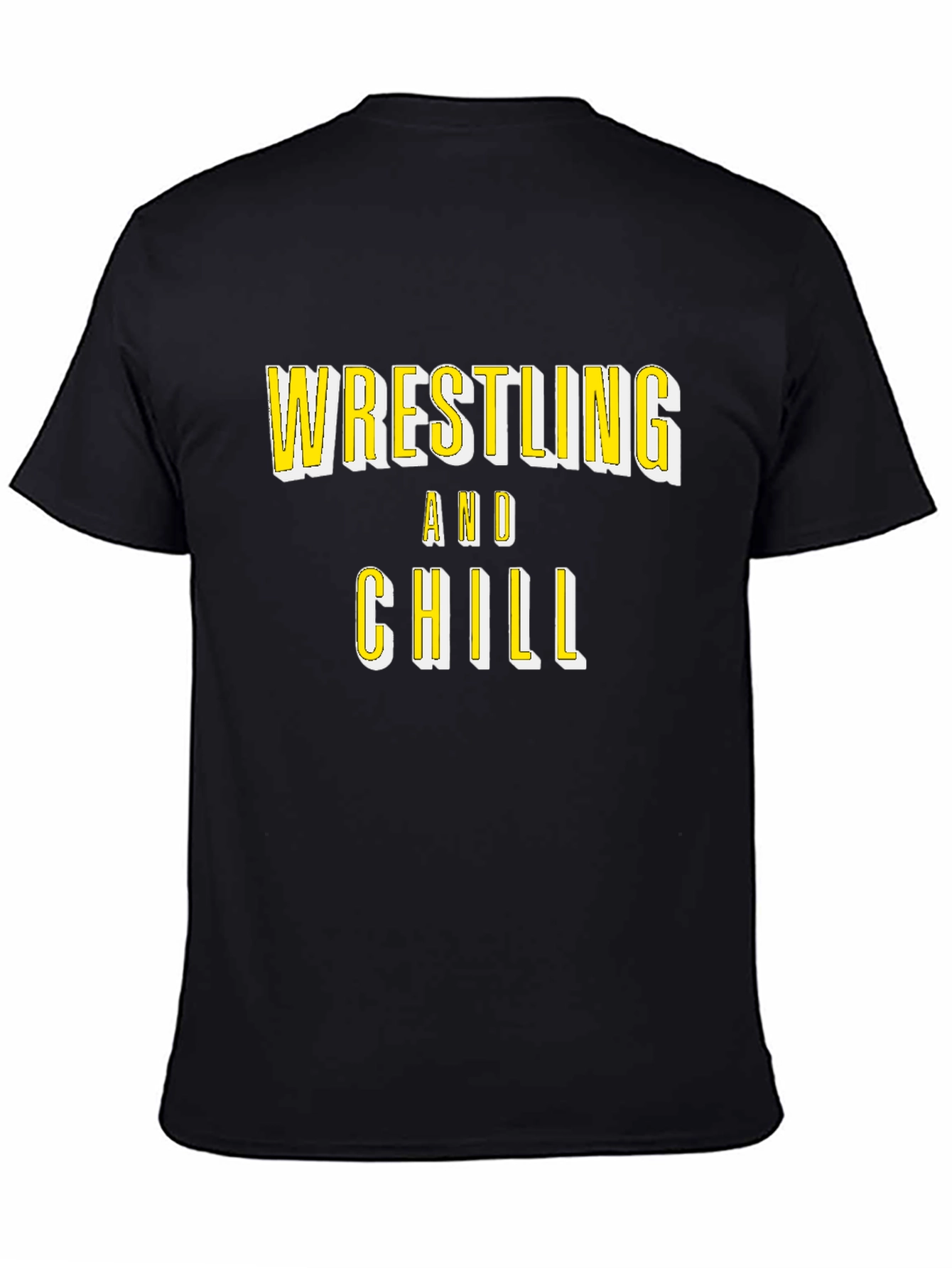 Wrestling and Chill Graphic T-Shirt