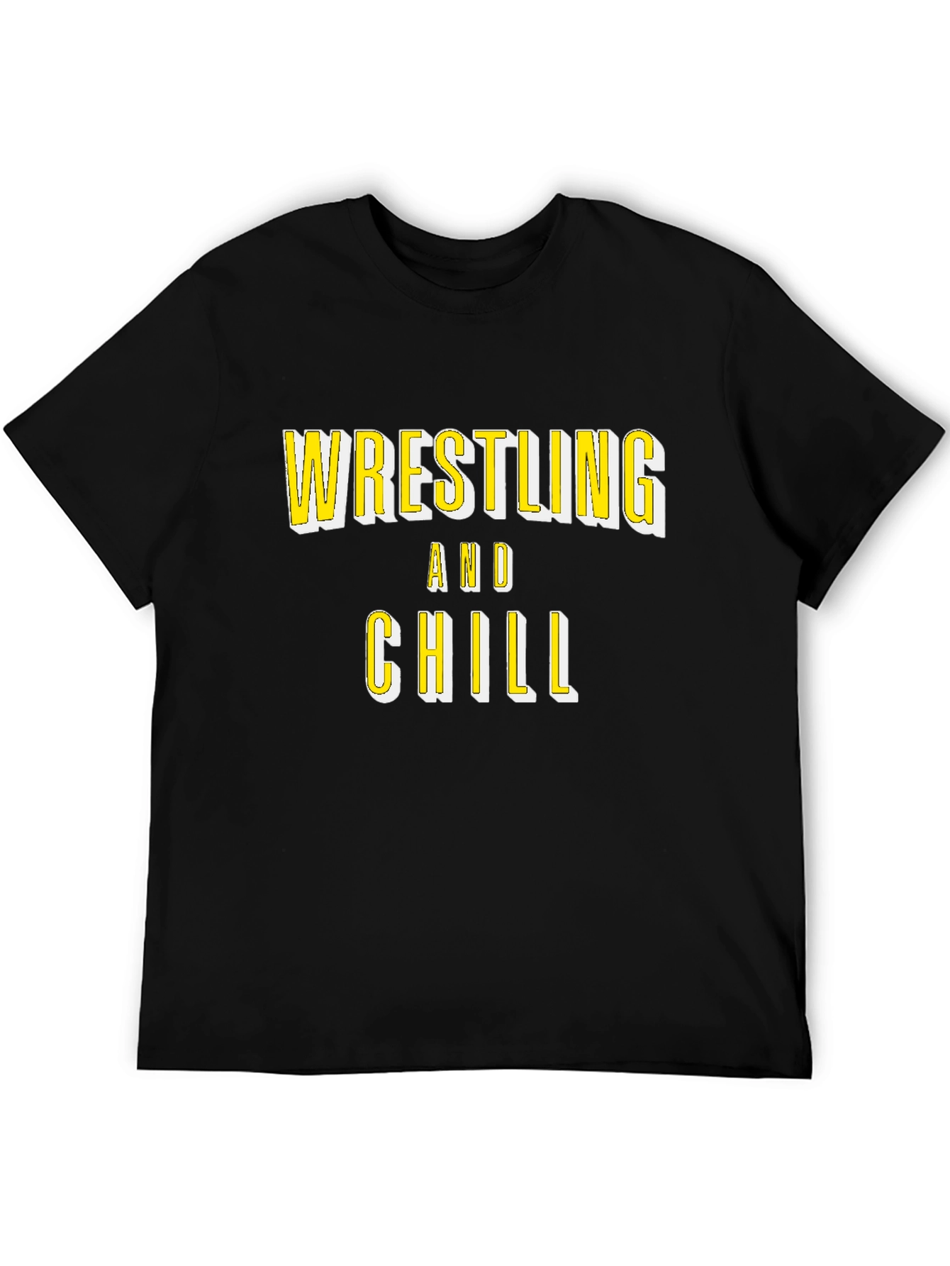 Wrestling and Chill Graphic T-Shirt