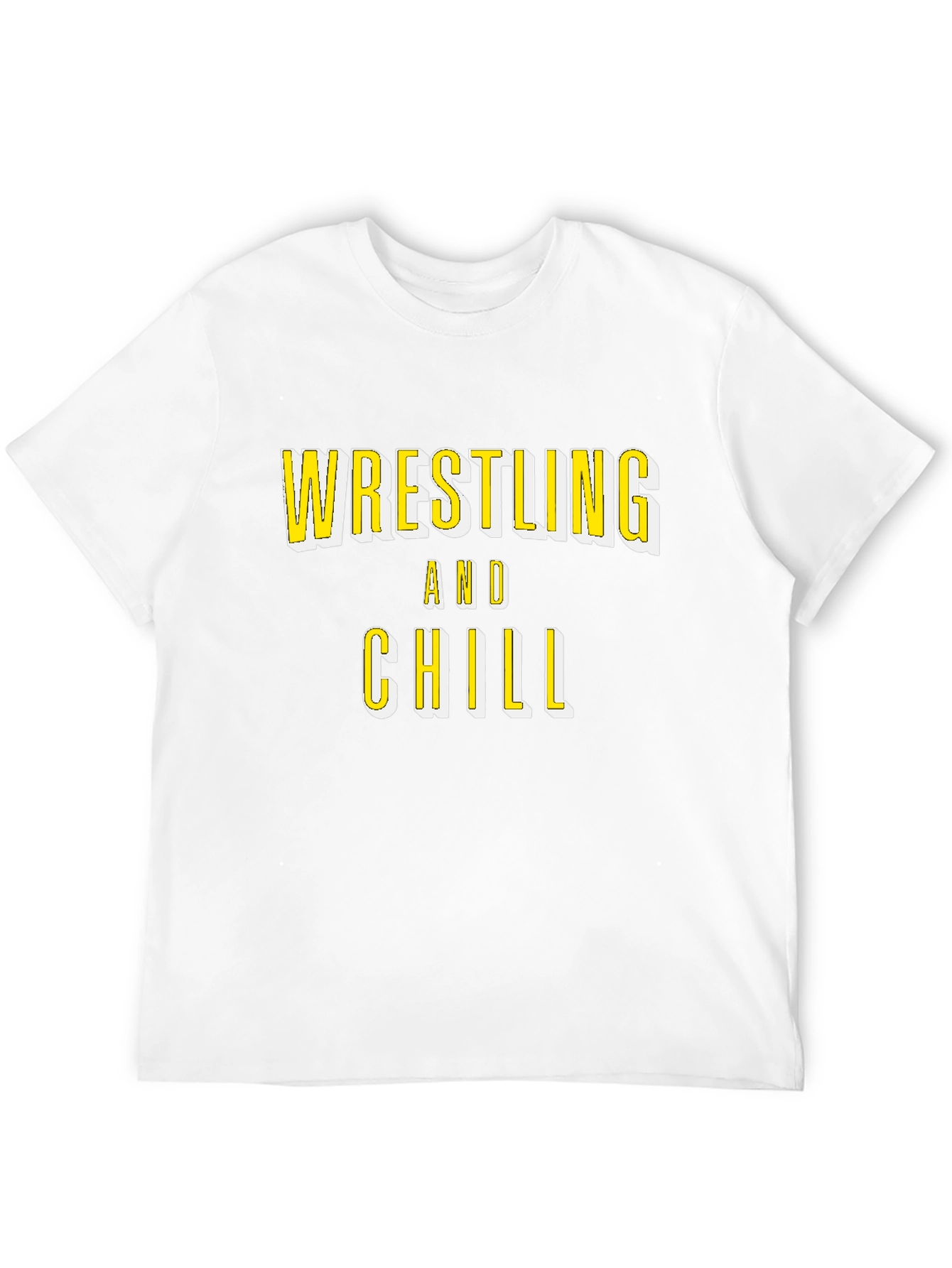 Wrestling and Chill Graphic T-Shirt