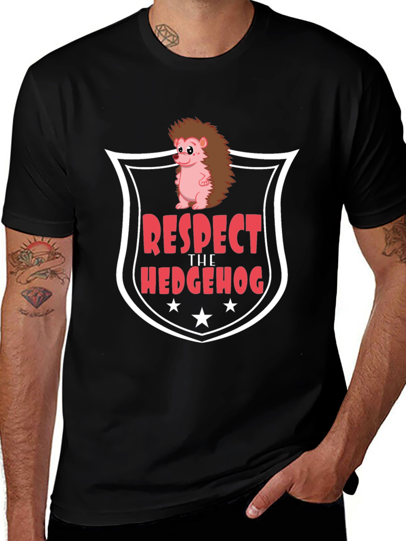 Respect the Hedgehog Graphic Tee