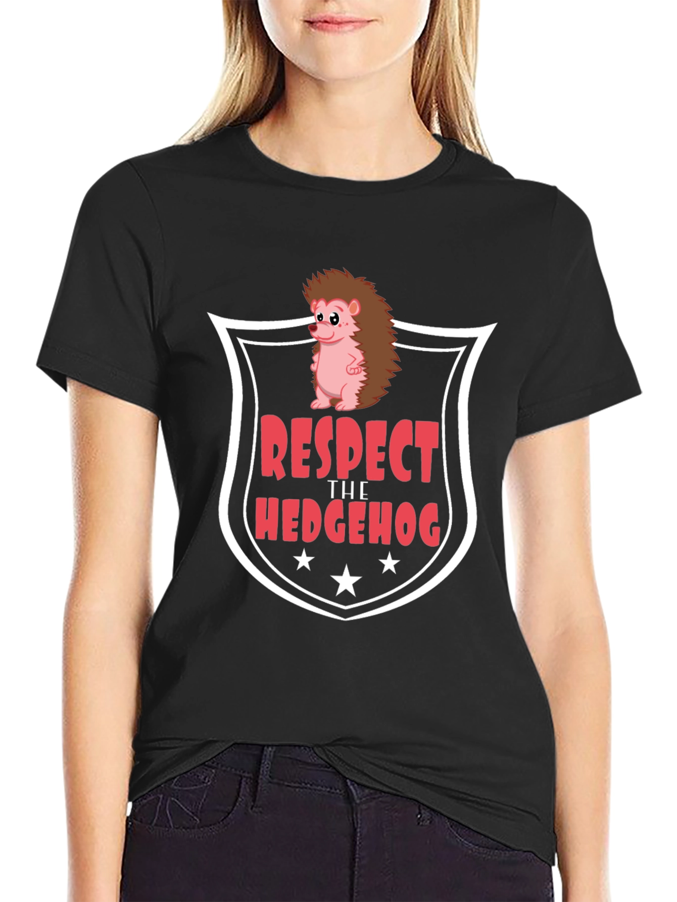 Respect the Hedgehog Graphic Tee