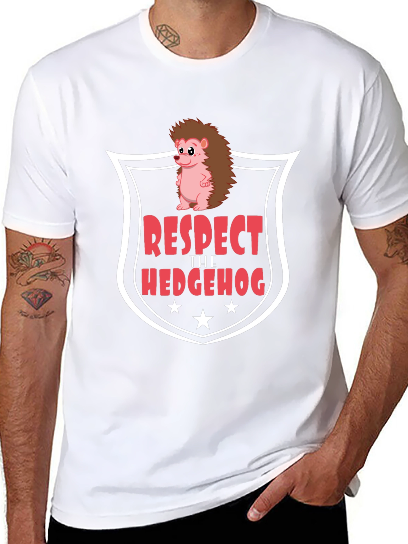 Respect the Hedgehog Graphic Tee