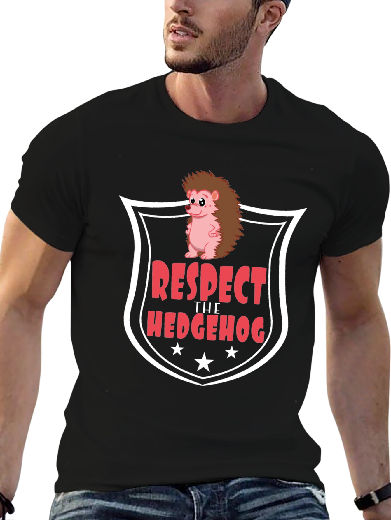 Respect the Hedgehog Graphic Tee