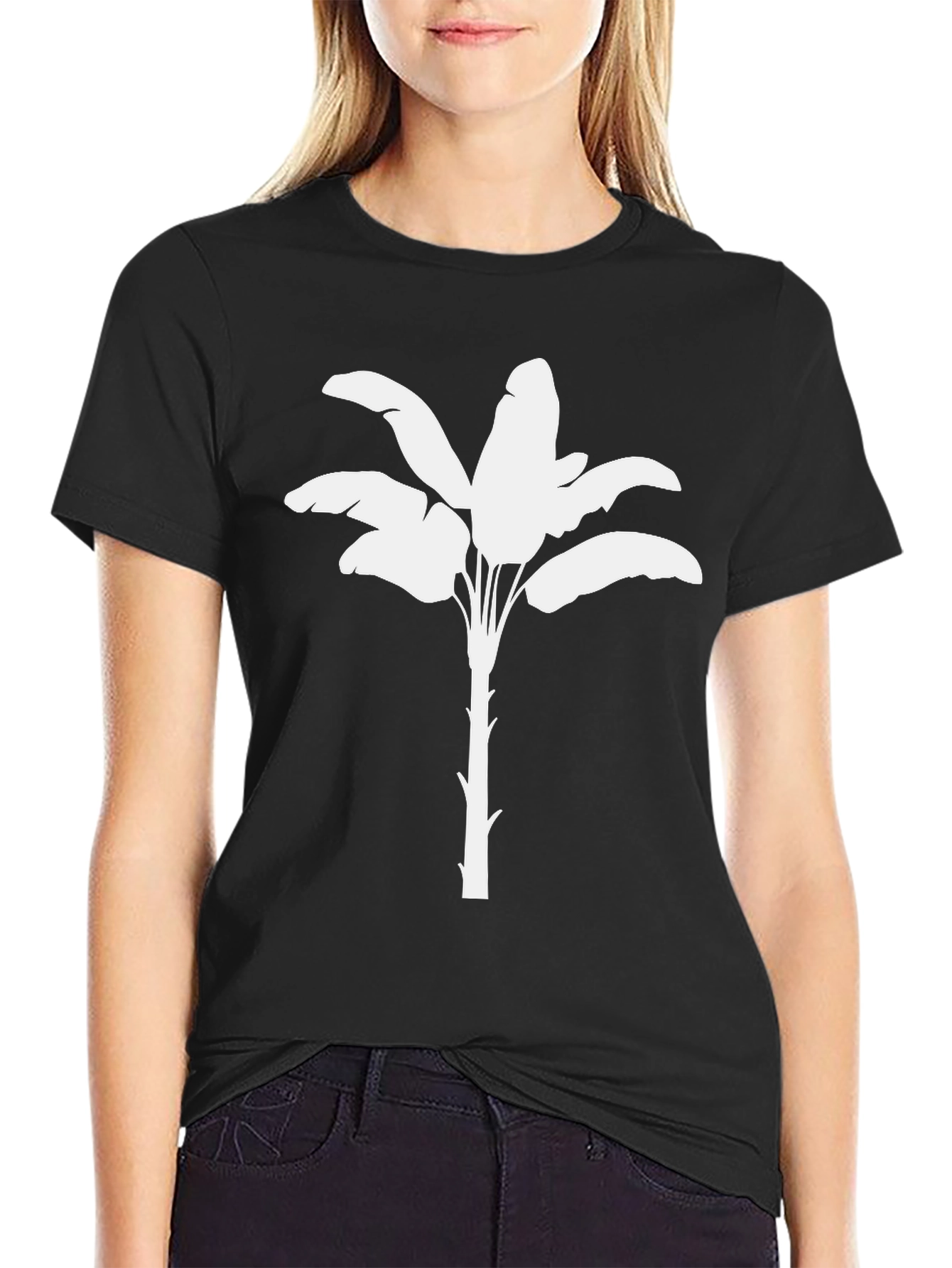 Banana Tree Graphic Tee - Tropical Vibes